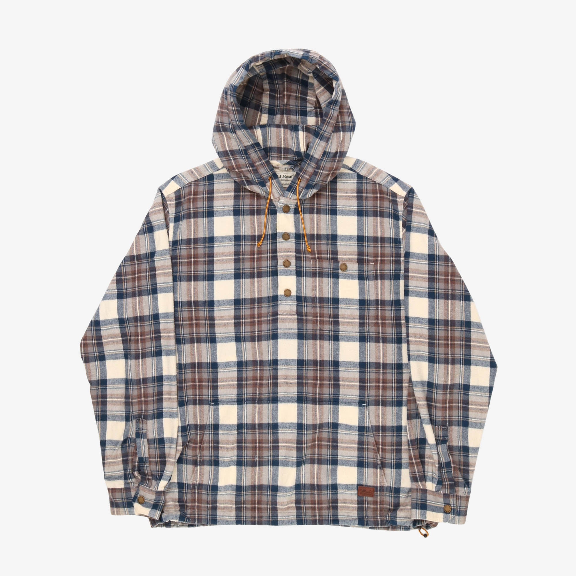 Plaid Flannel Overhead Sweatshirt