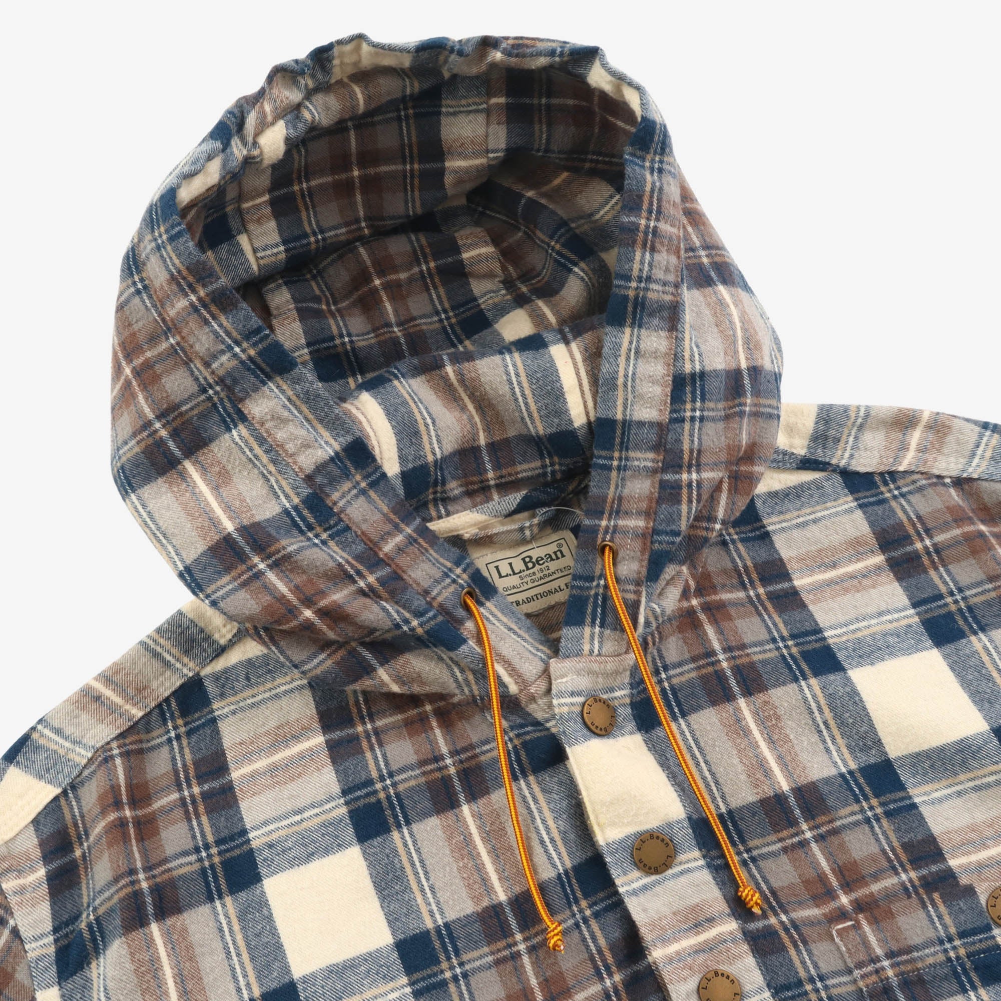 Plaid Flannel Overhead Sweatshirt