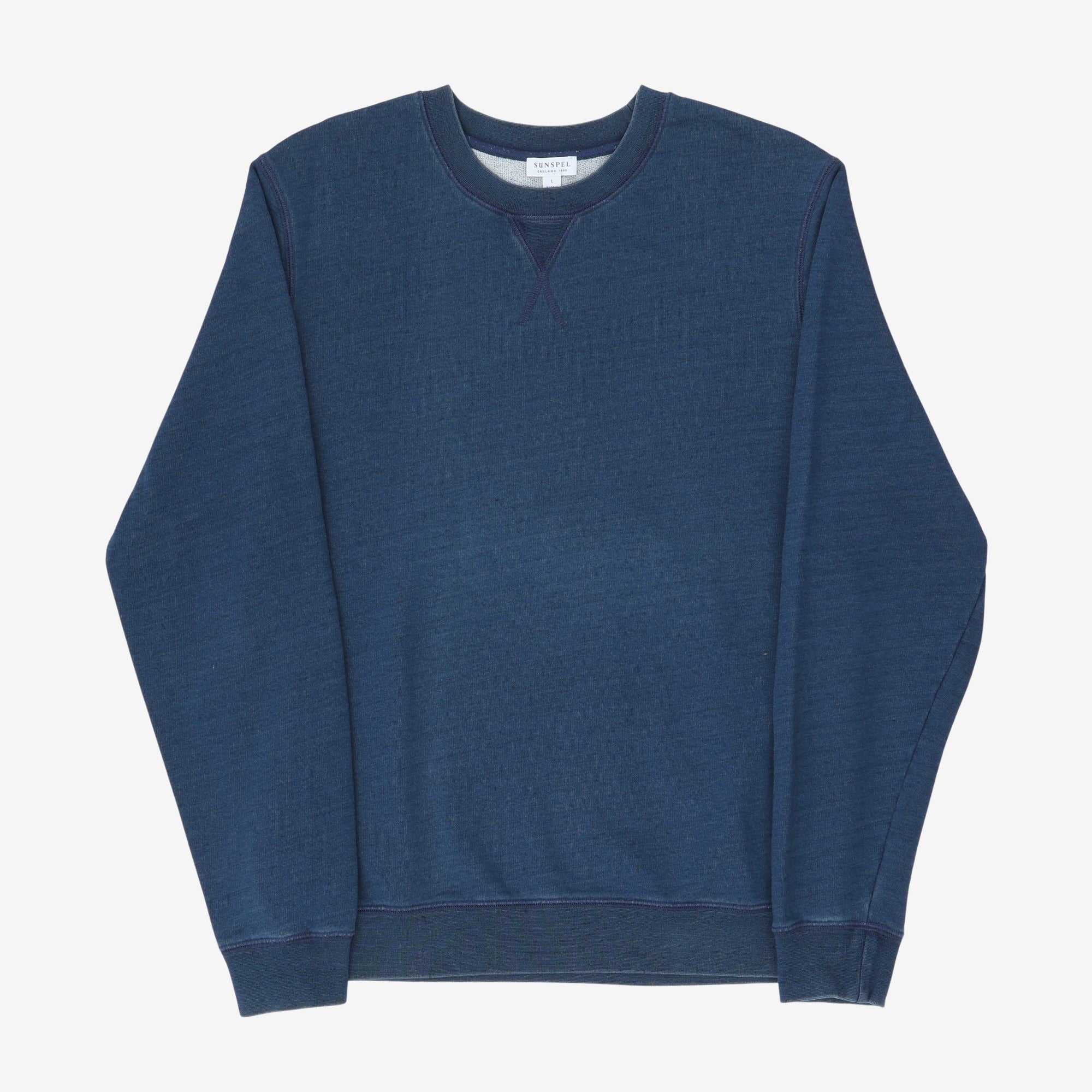 Indigo Dyed Sweatshirt