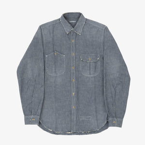 Distressed Chambray Shirt