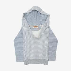 Striped Wide Neck Hoodie