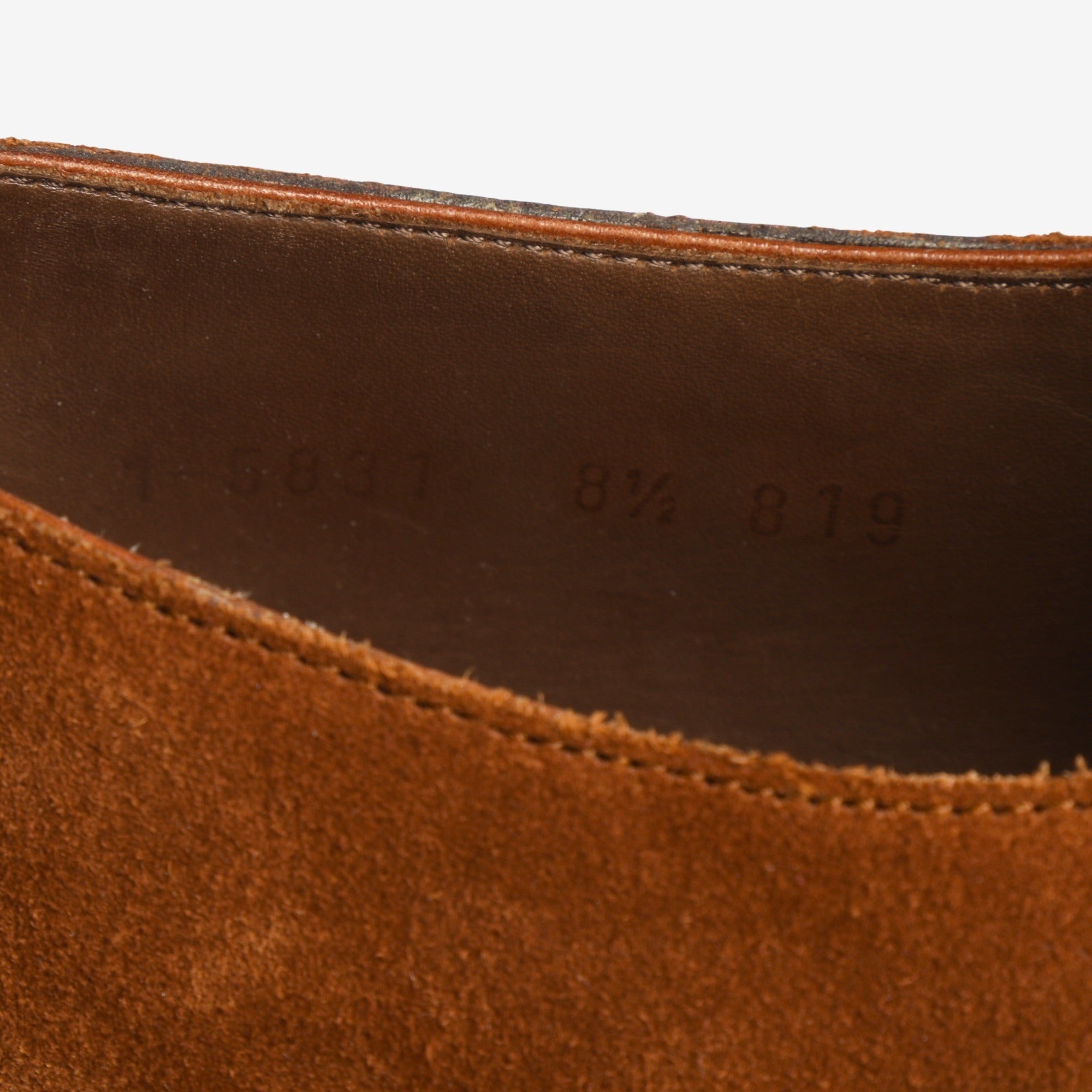 Single Monk Suede Shoes