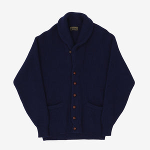Wool Shawl Collar Cardigan