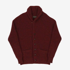 Wool Shawl Collar Cardigan