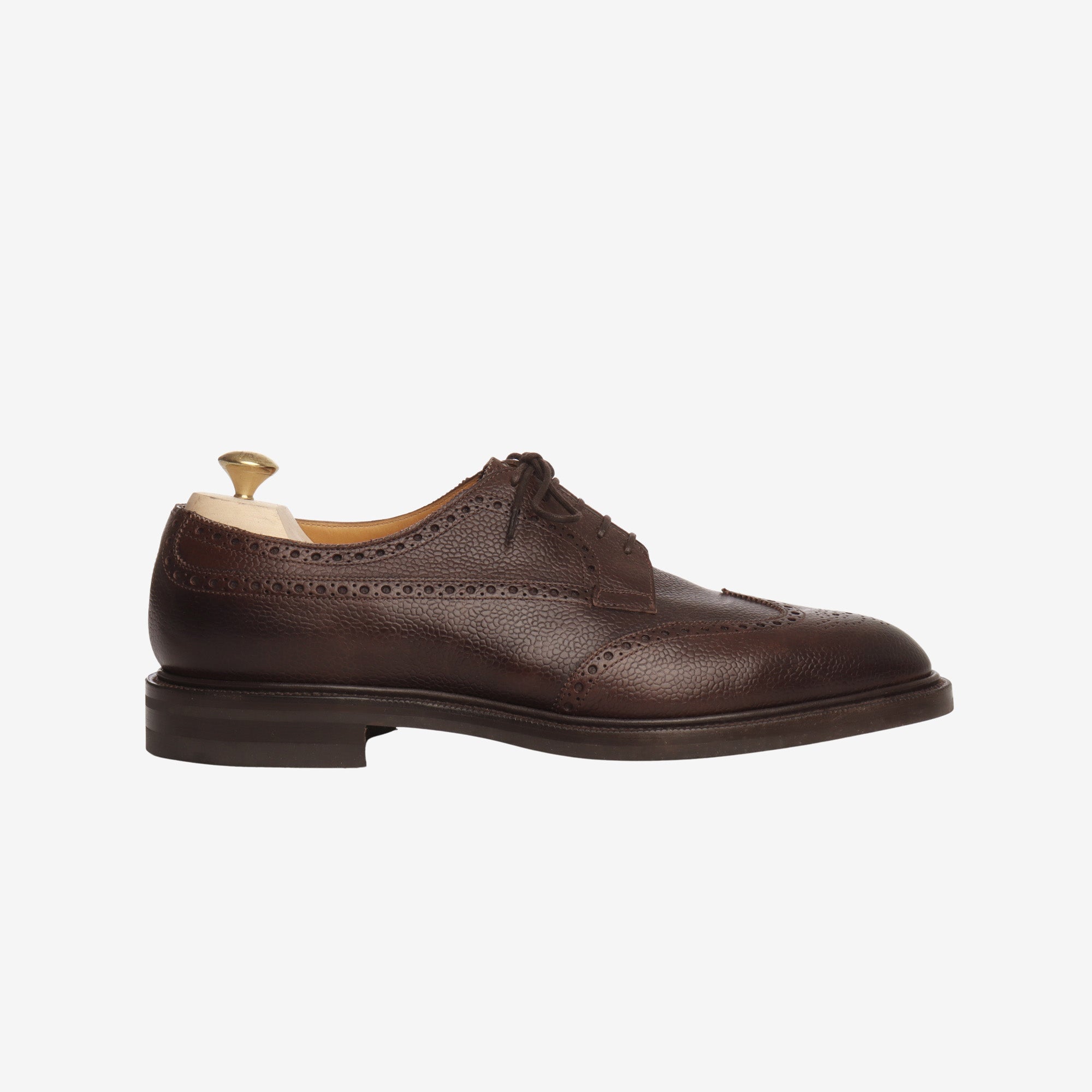 Grained Leather Oxford Brogue + Trees
