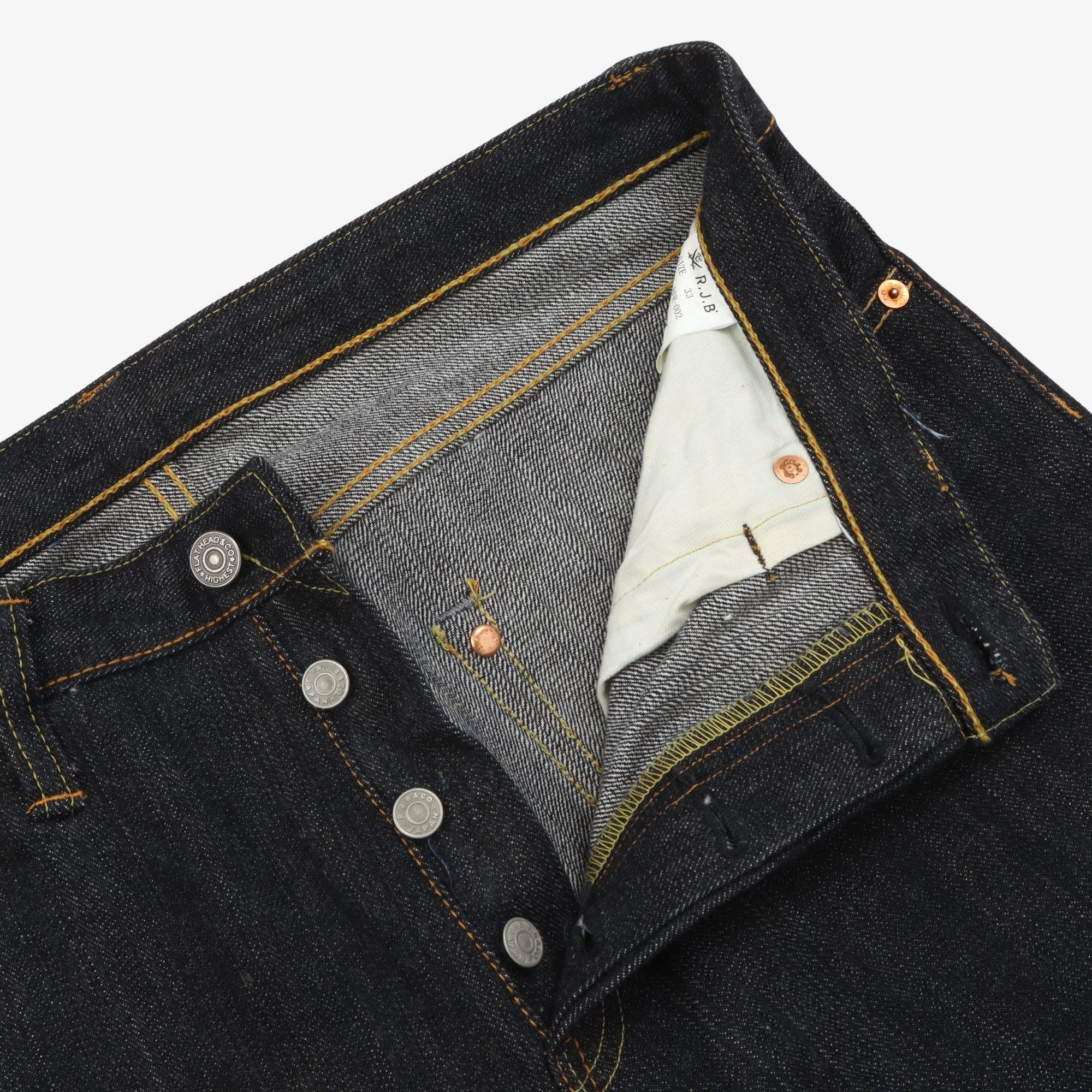 Rivet & Hide 14oz Slim Tapered Selvedge Denim (32W X 31.5L)