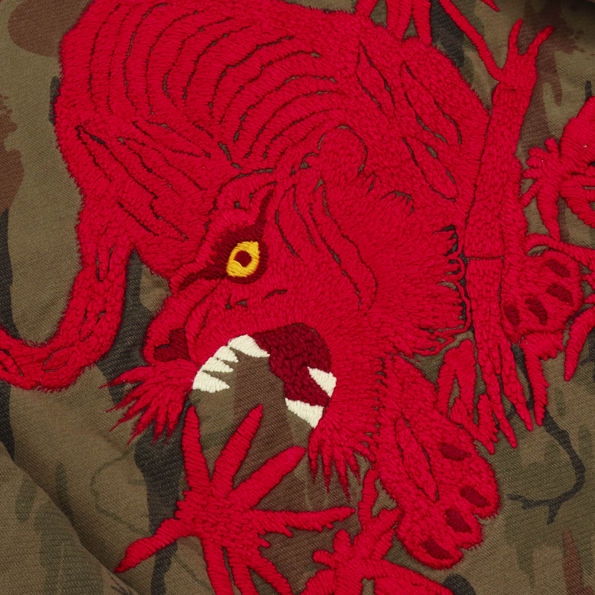 Red Tiger Crew Camo Sweat