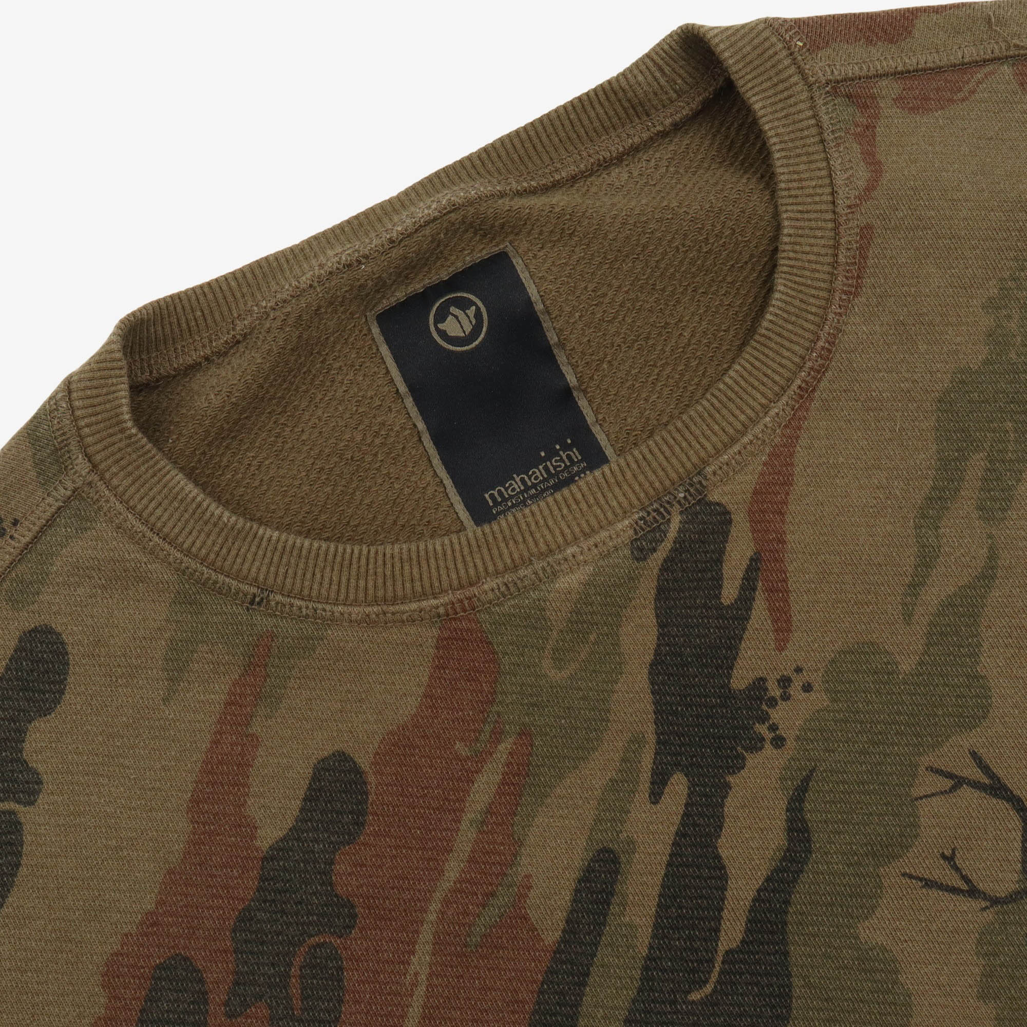 Red Tiger Crew Camo Sweat