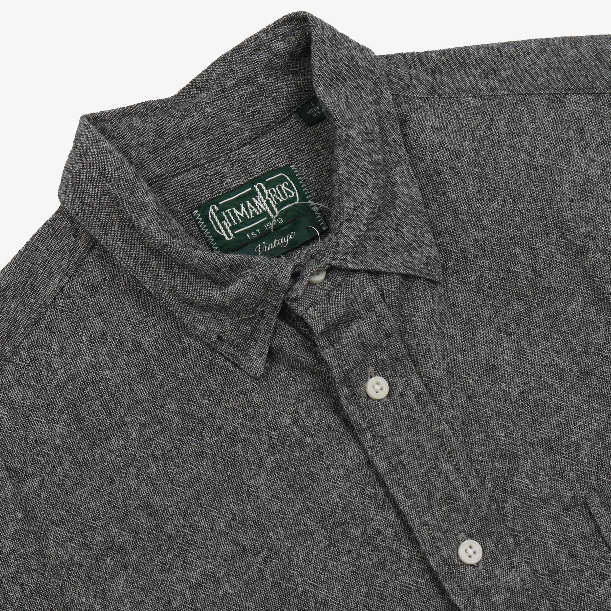 Linen Blend Work Shirt