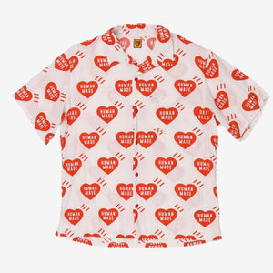 Heart Pattern Aloha Shirt