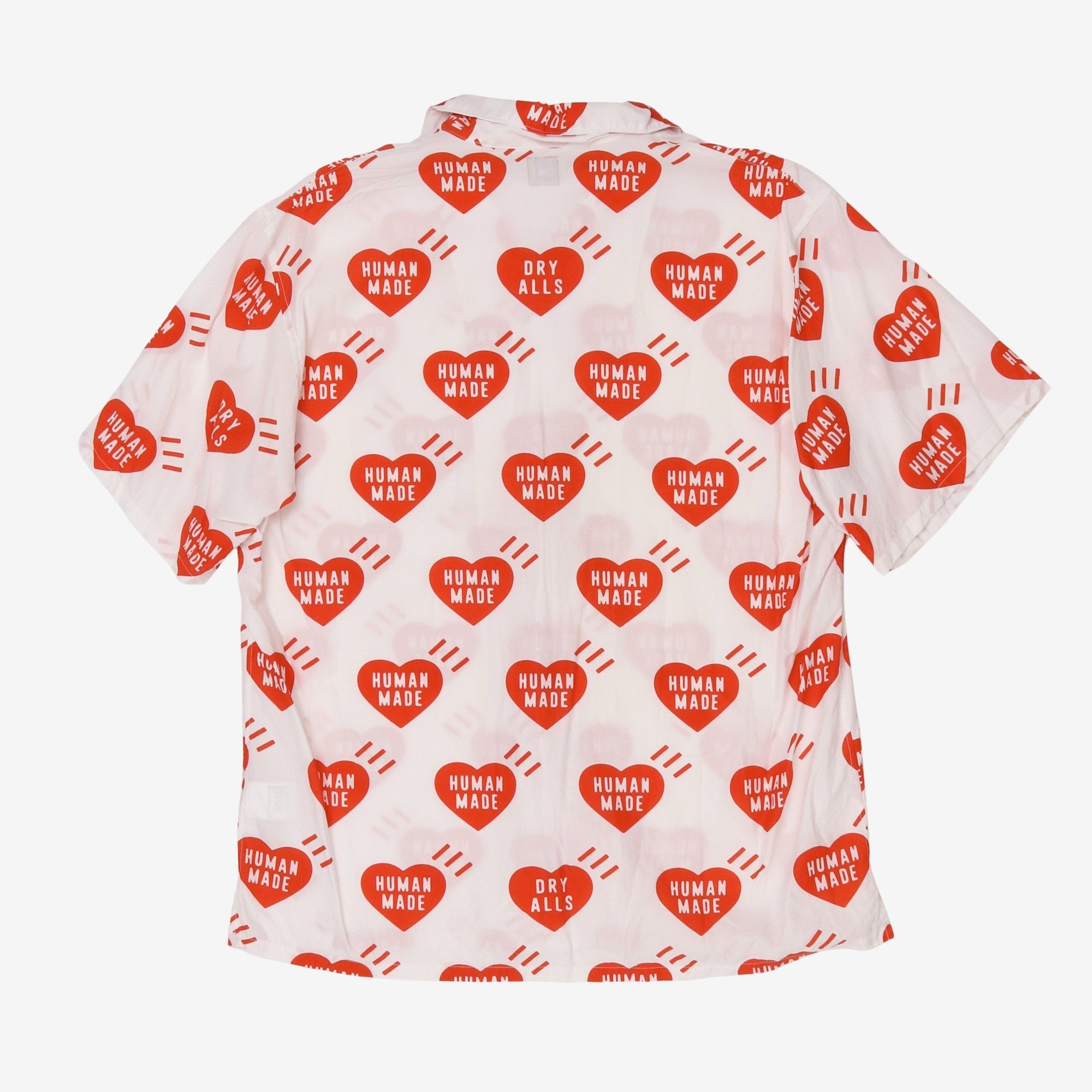 Heart Pattern Aloha Shirt