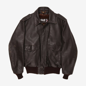 Fleece Lined A2 Flight Jacket