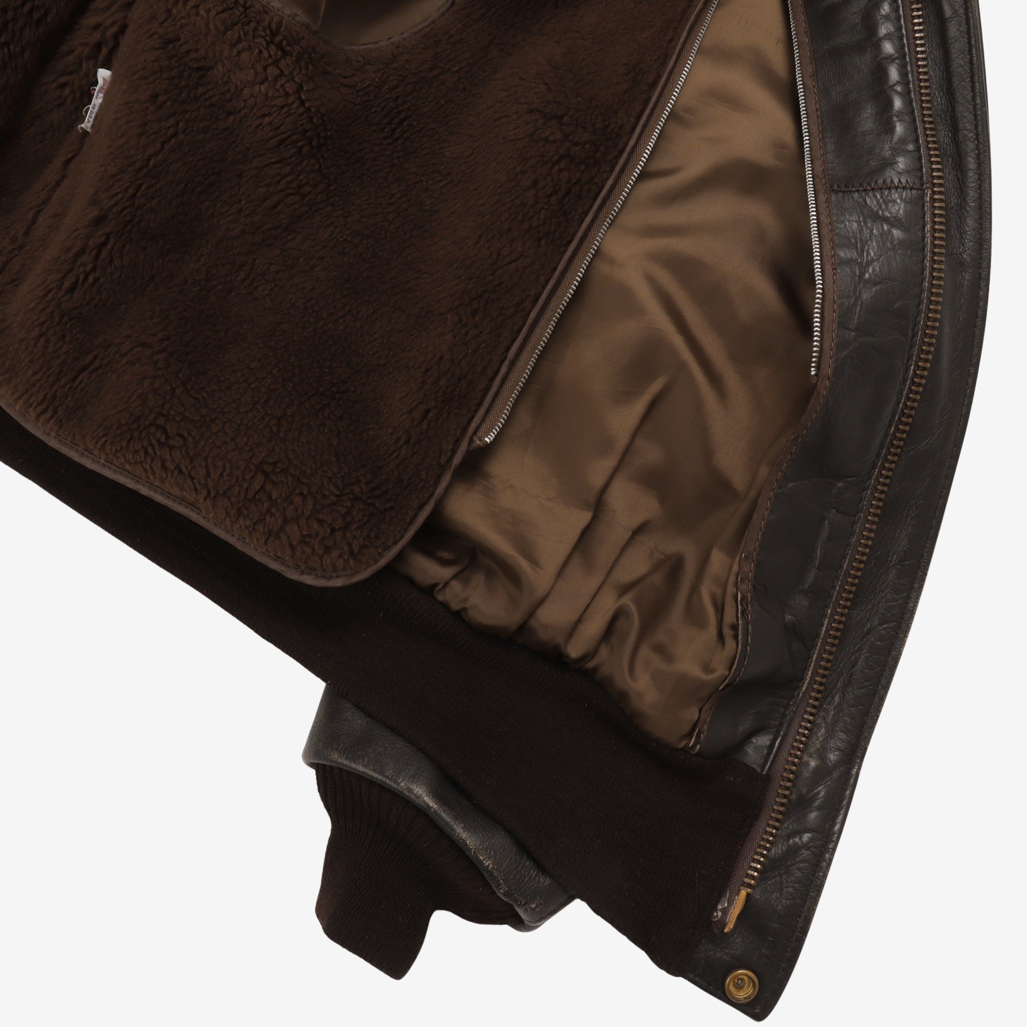 Fleece Lined A2 Flight Jacket
