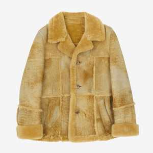 Vintage 1970s Sears Leather Shearling Jacket