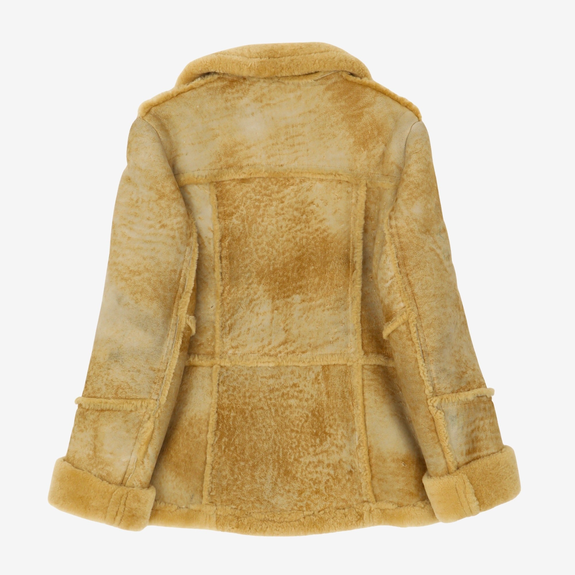 Vintage 1970s Sears Leather Shearling Jacket