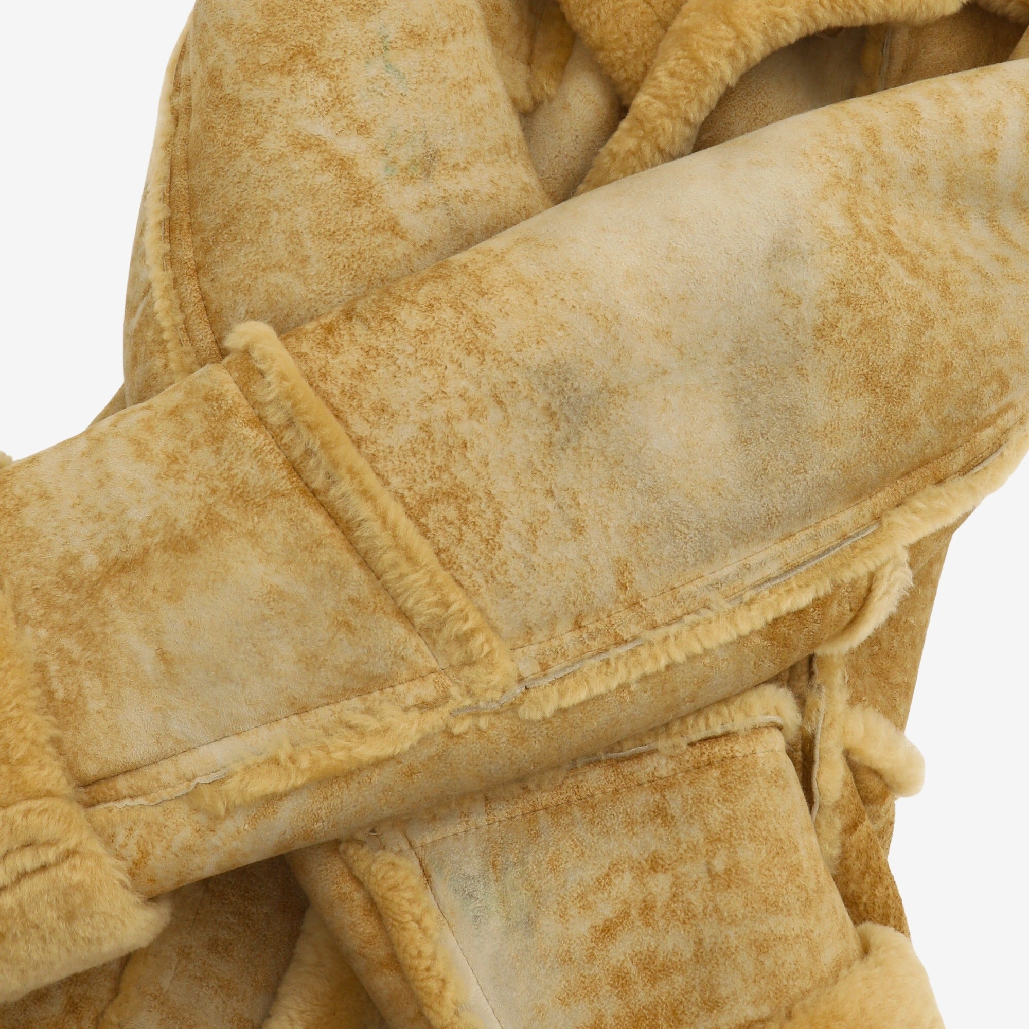 Vintage 1970s Sears Leather Shearling Jacket