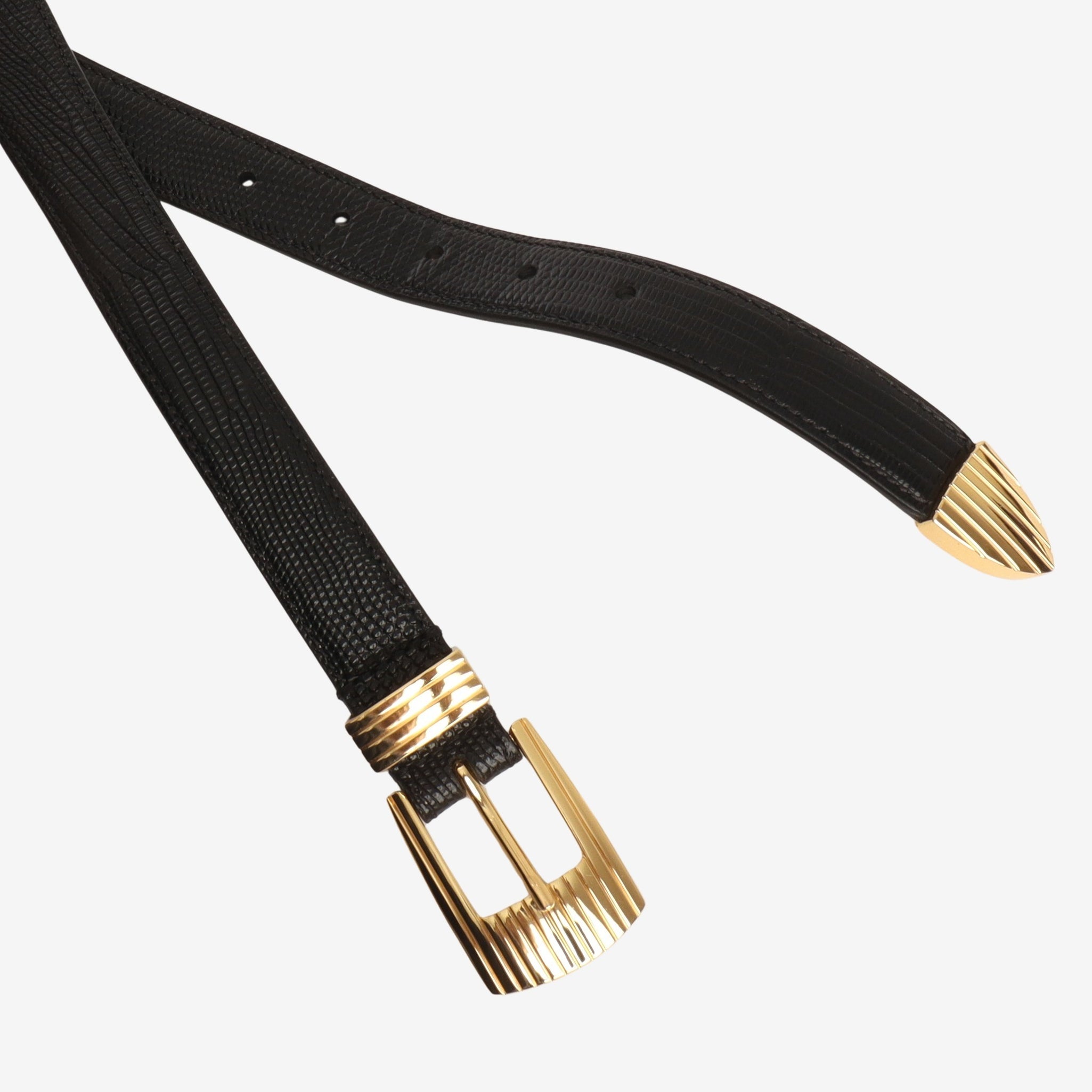 Golden Buckle Rodeo Belt