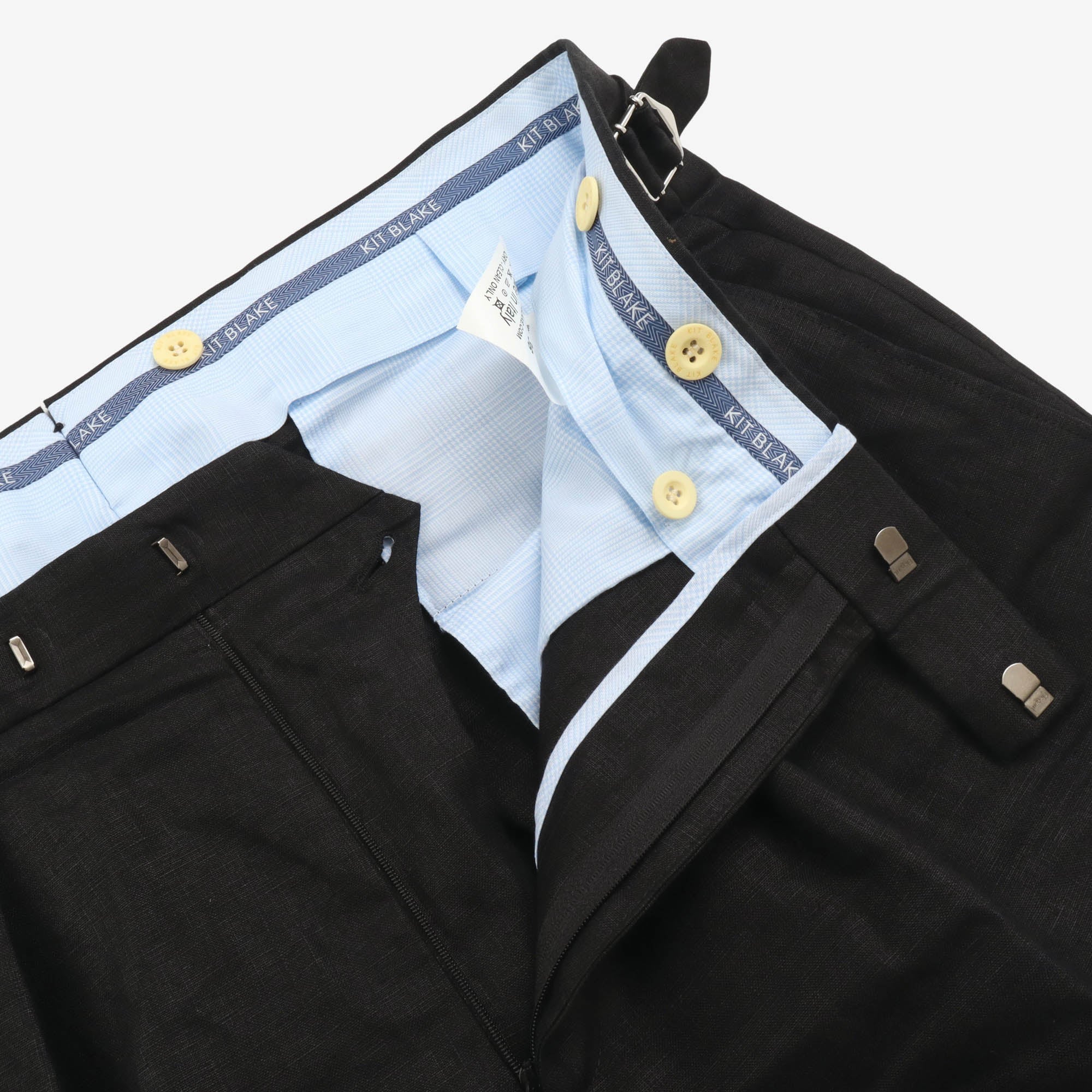 Linen Pleated Trousers