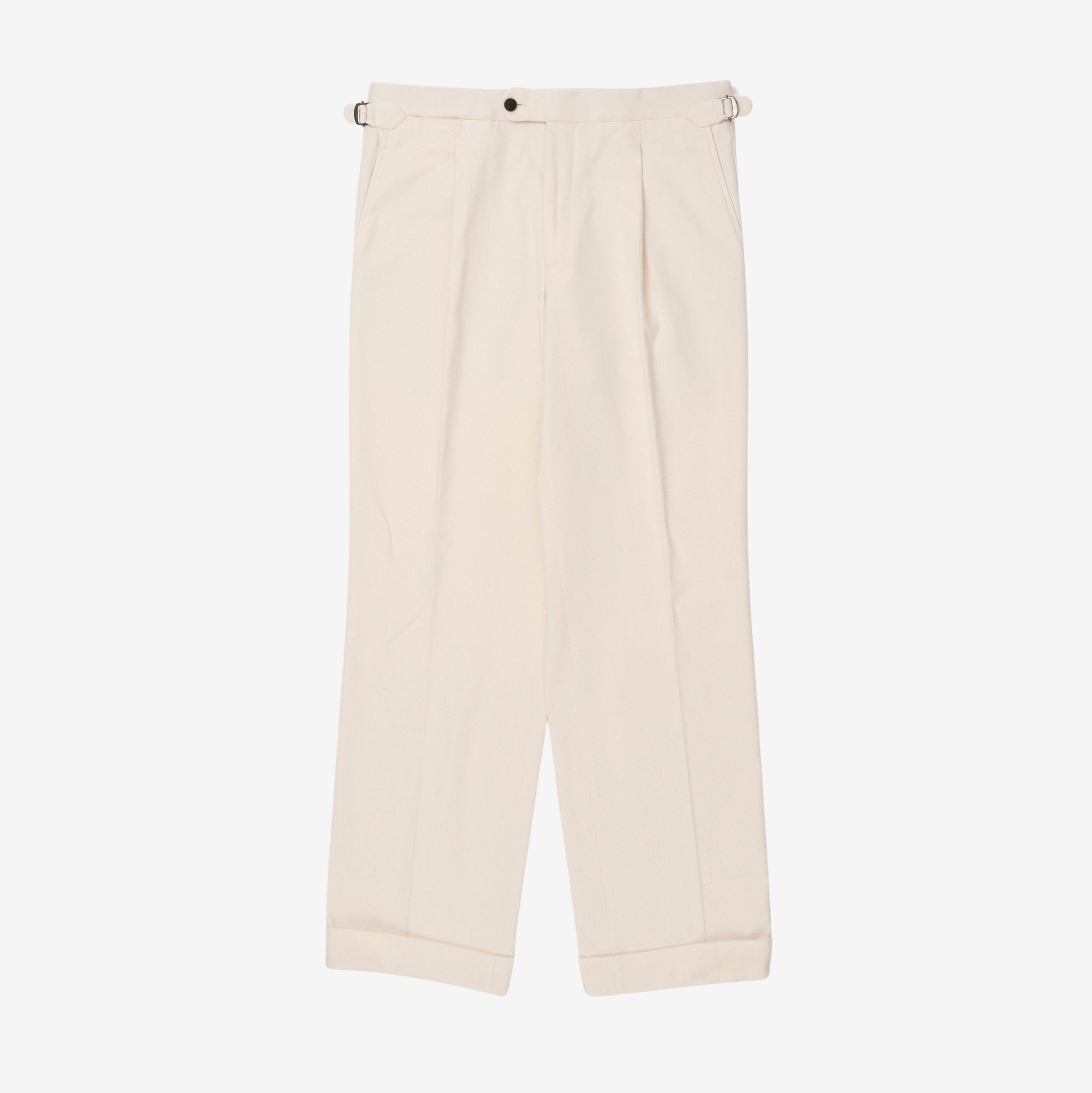 Pleated Twill Trousers (32W x 31L)