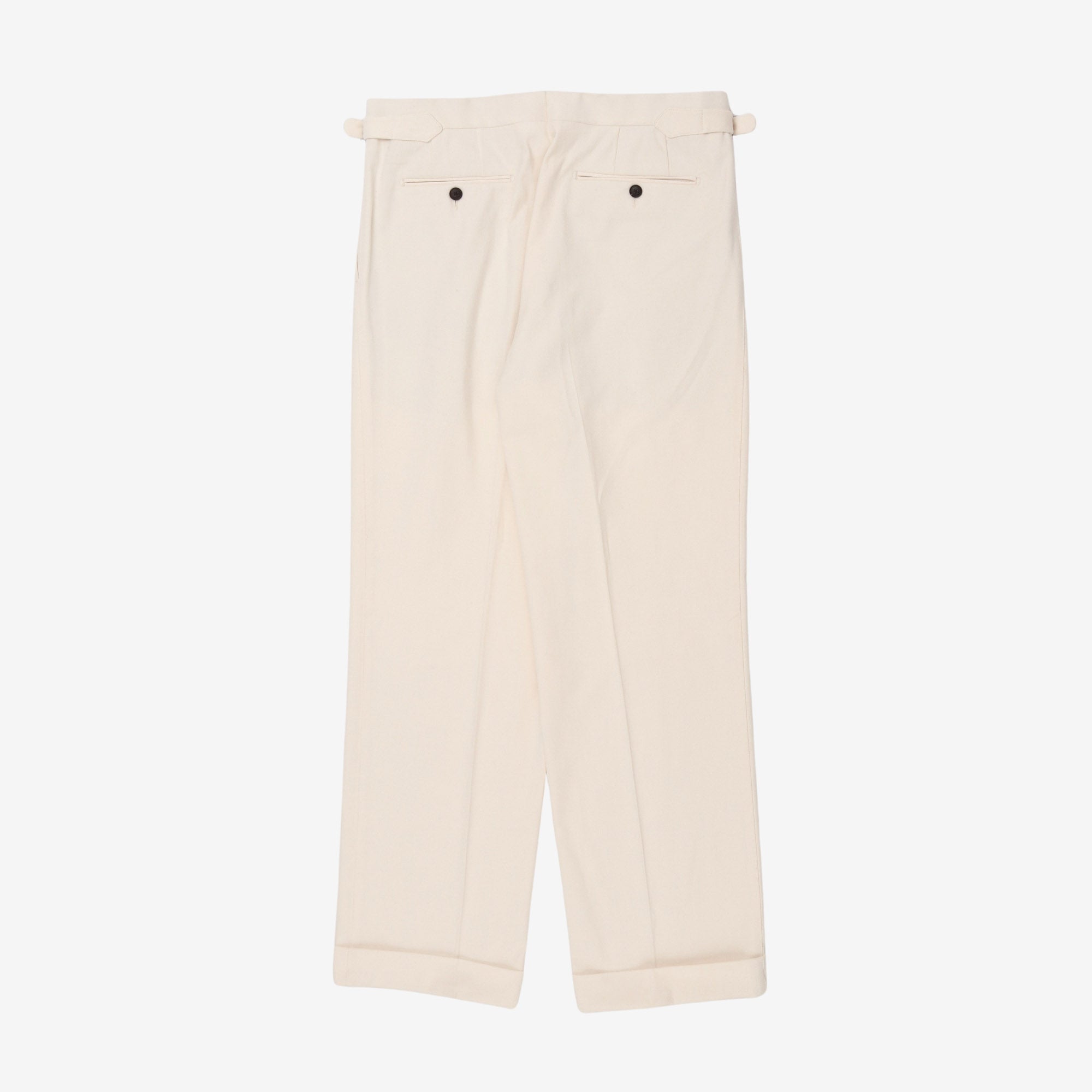 Pleated Twill Trousers (32W x 31L)