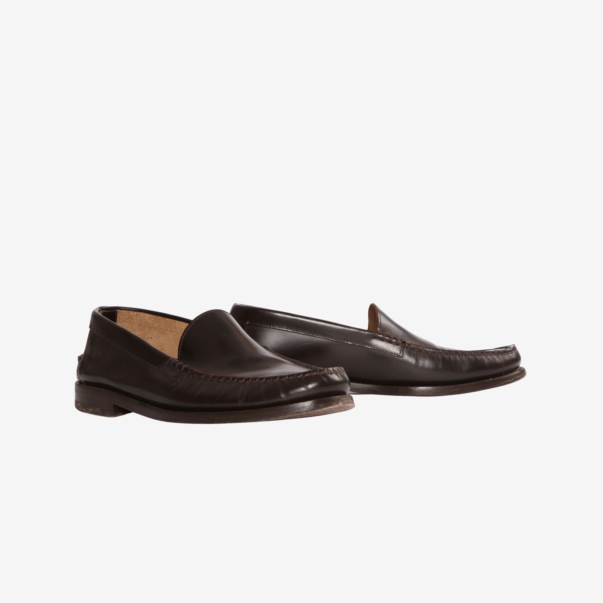 Meder Abraded Leather Loafers