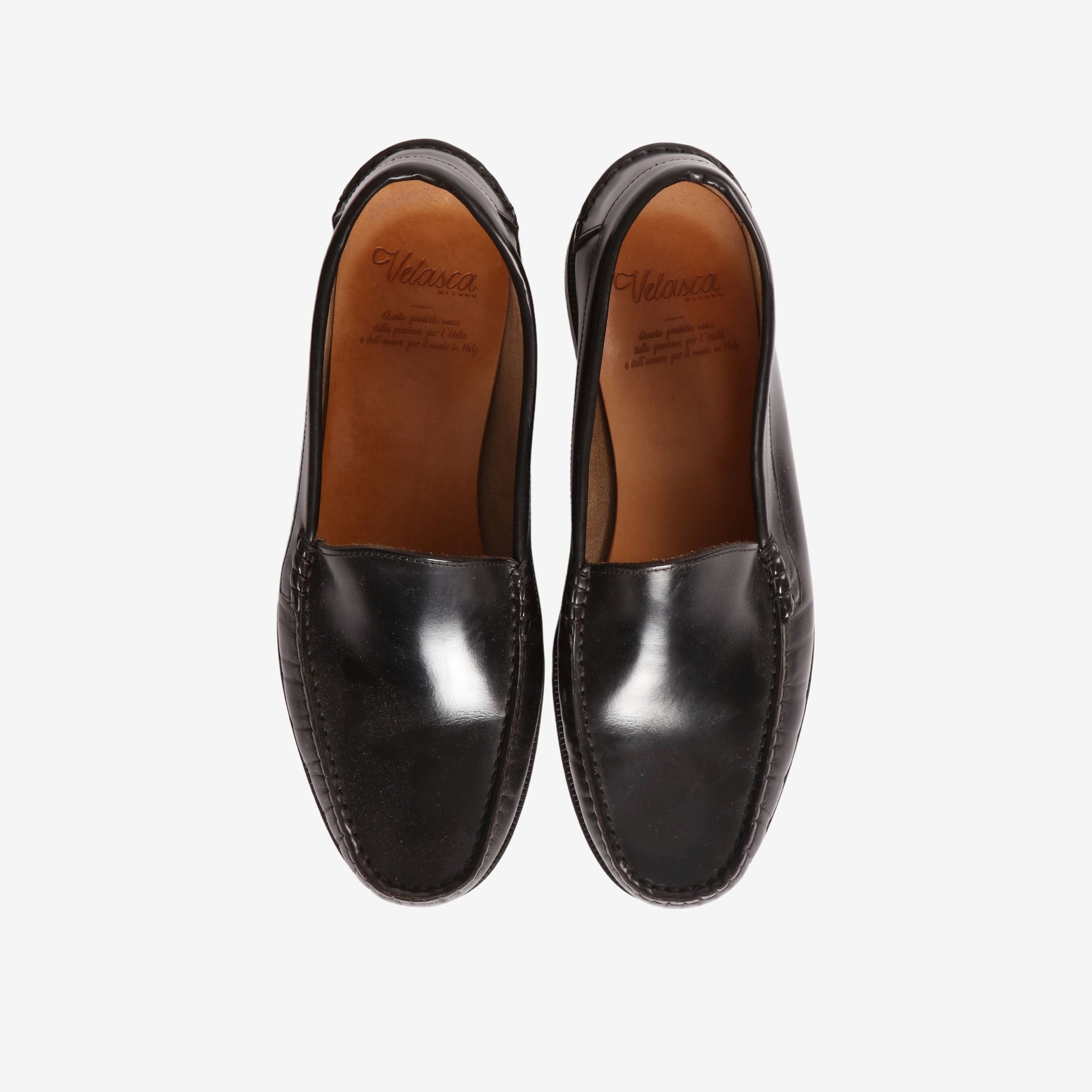 Meder Abraded Leather Loafers