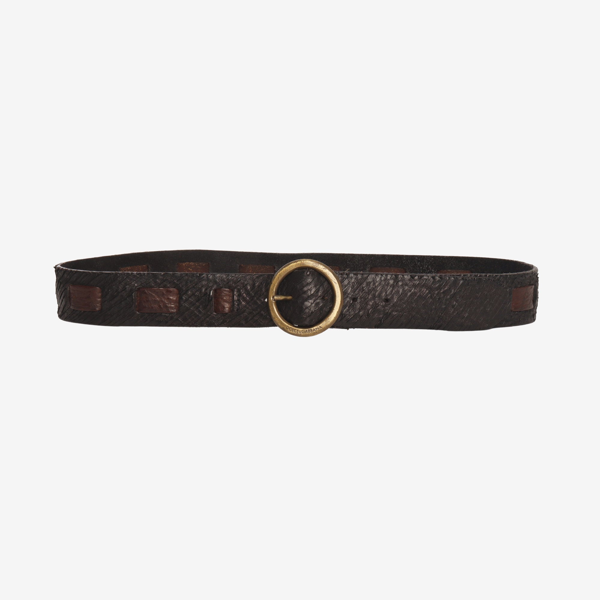 Woven Leather Belt
