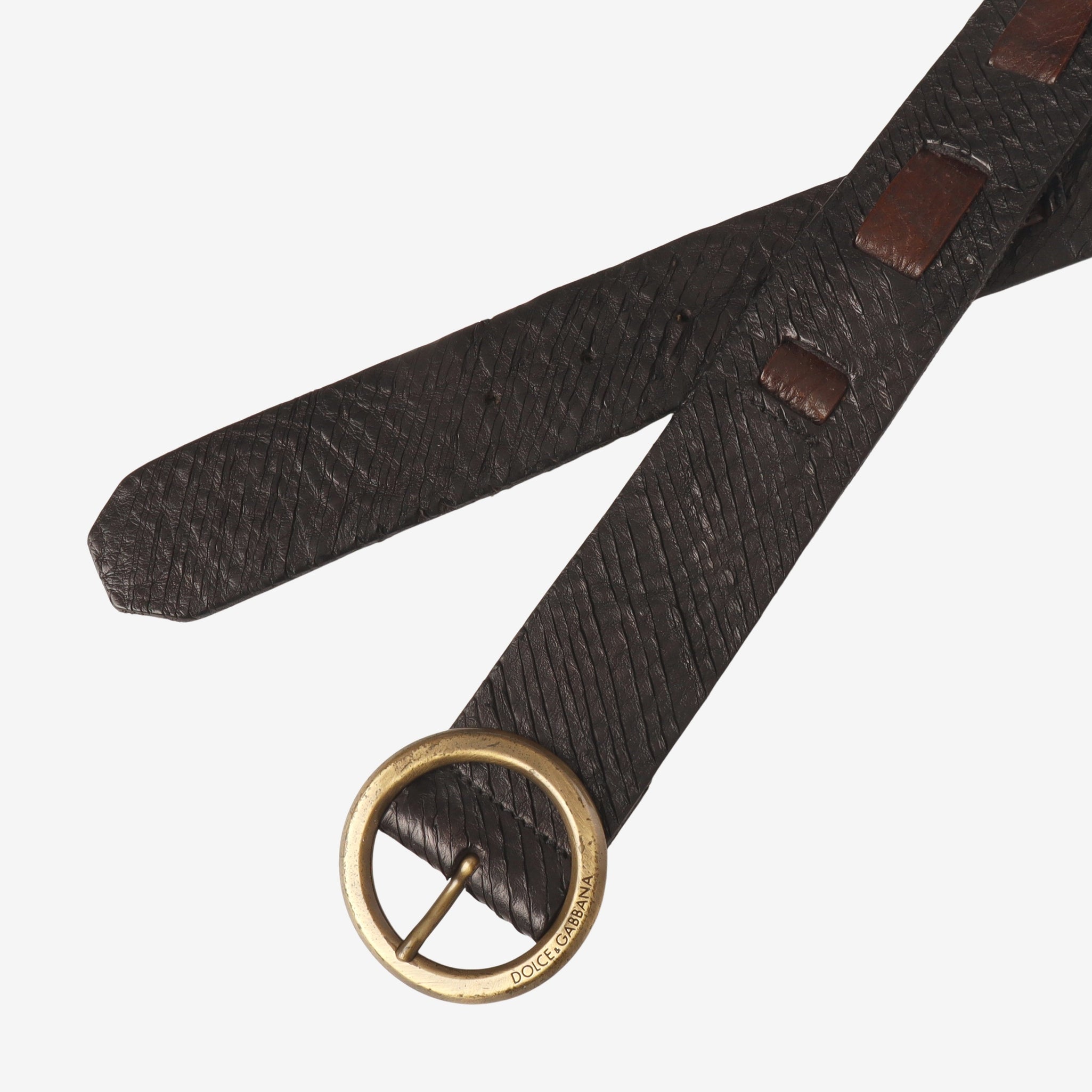 Woven Leather Belt