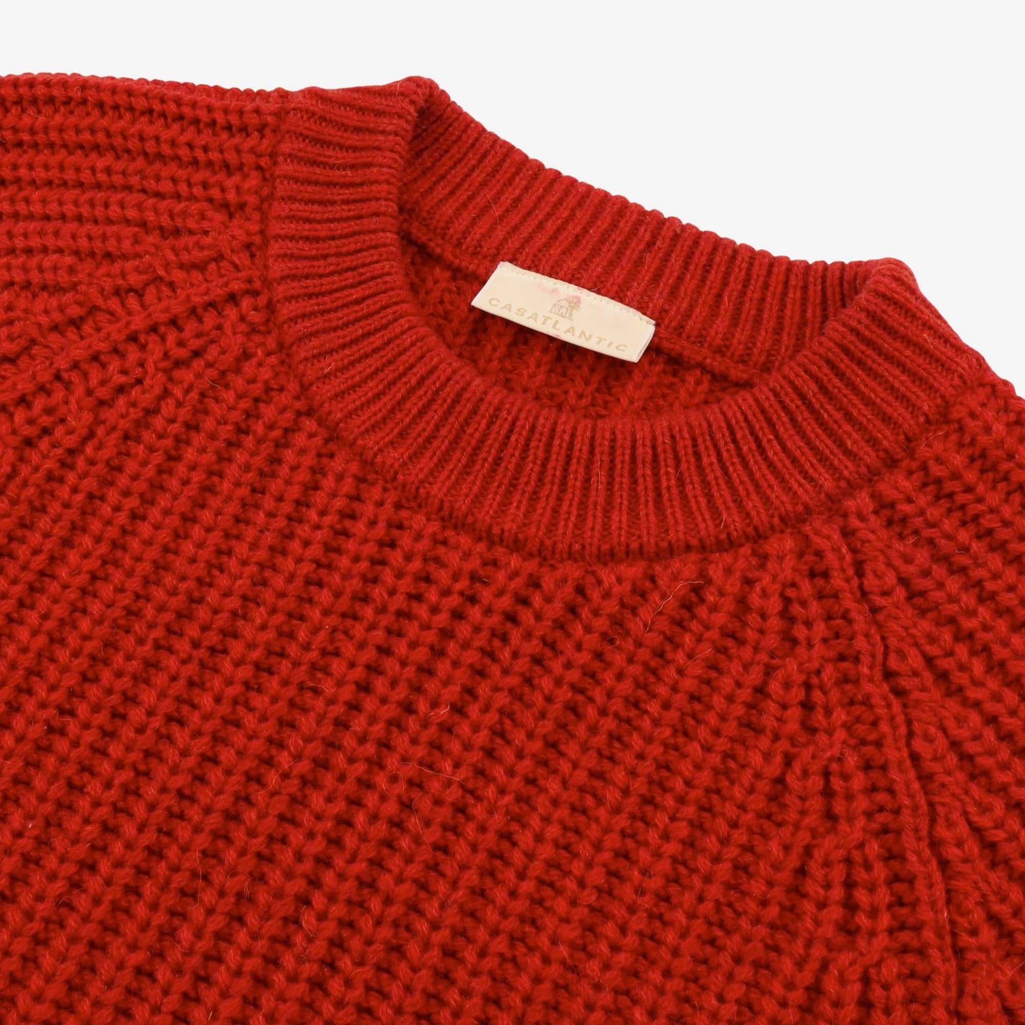 Fisherman Wool Knit Sweater
