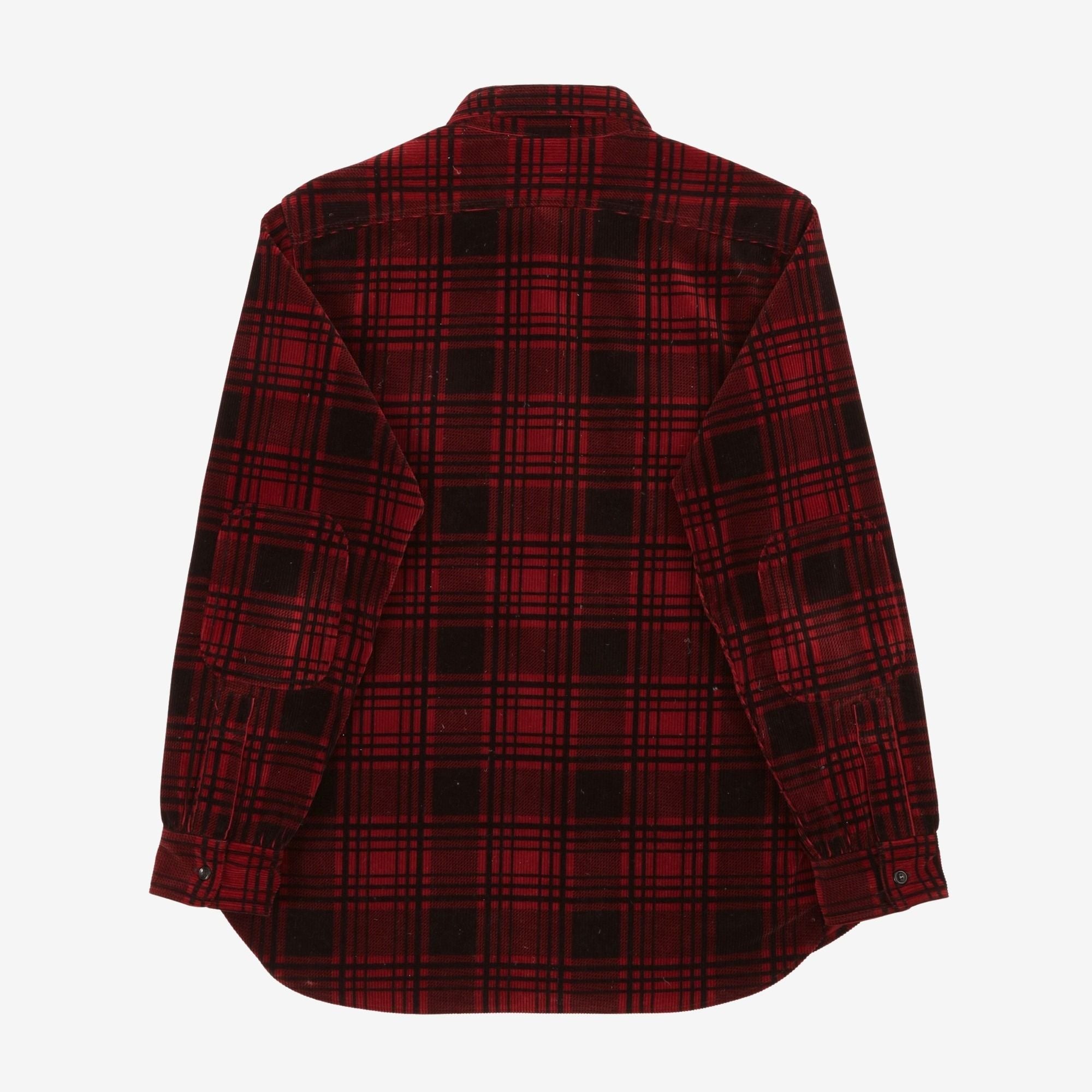 8HU Corduroy Check Shirt