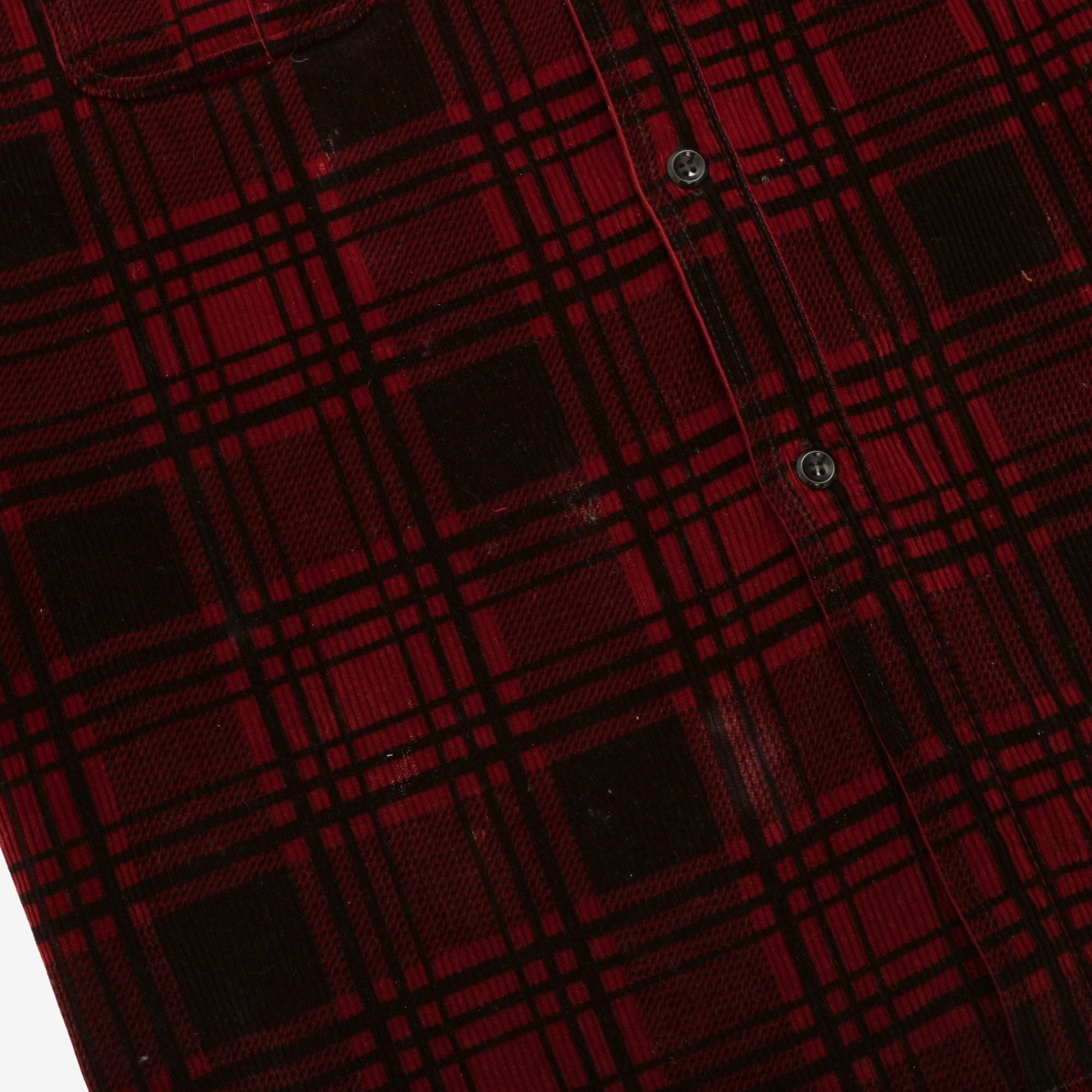 8HU Corduroy Check Shirt