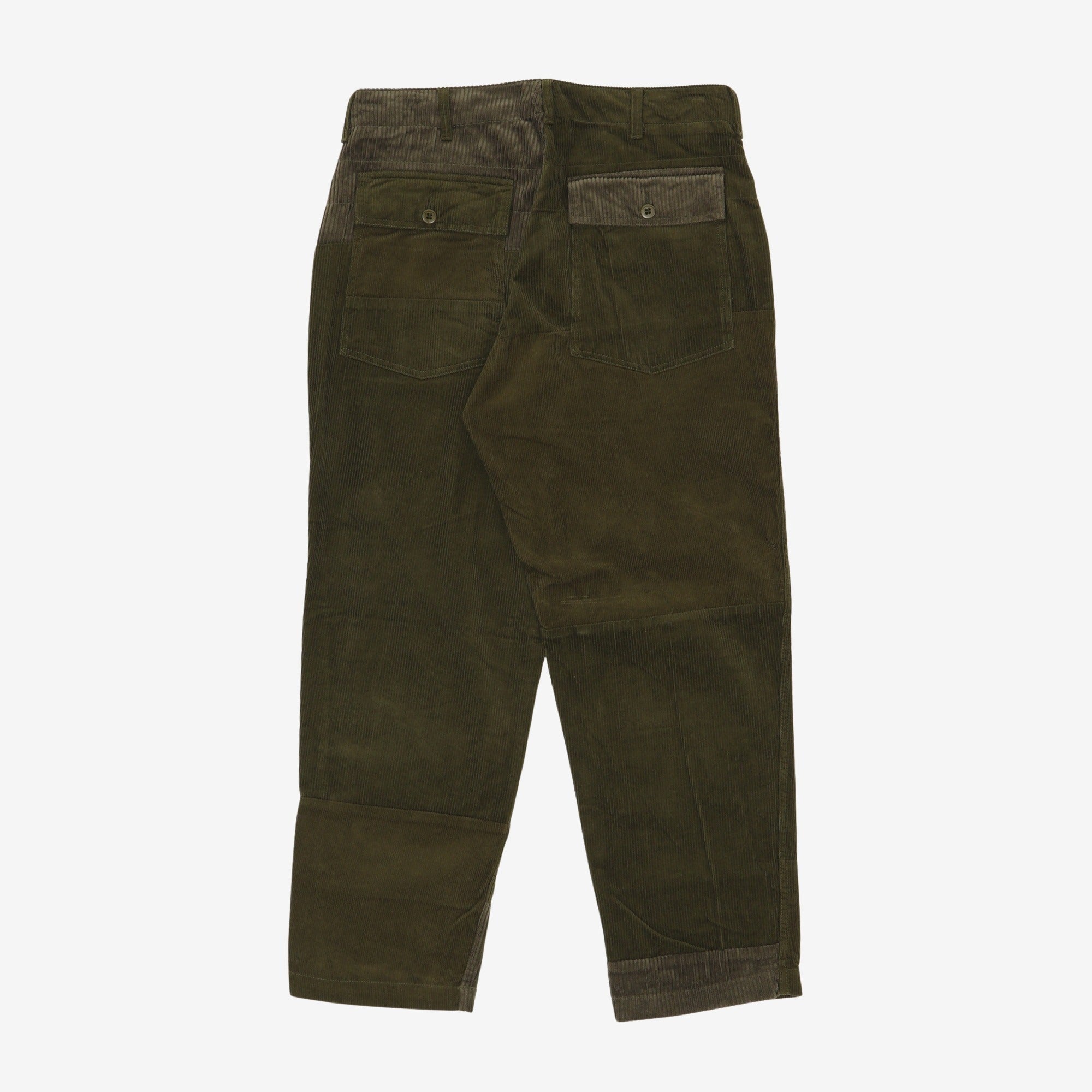 Patchwork Corduroy Fatigue Pants (36W X 29L)