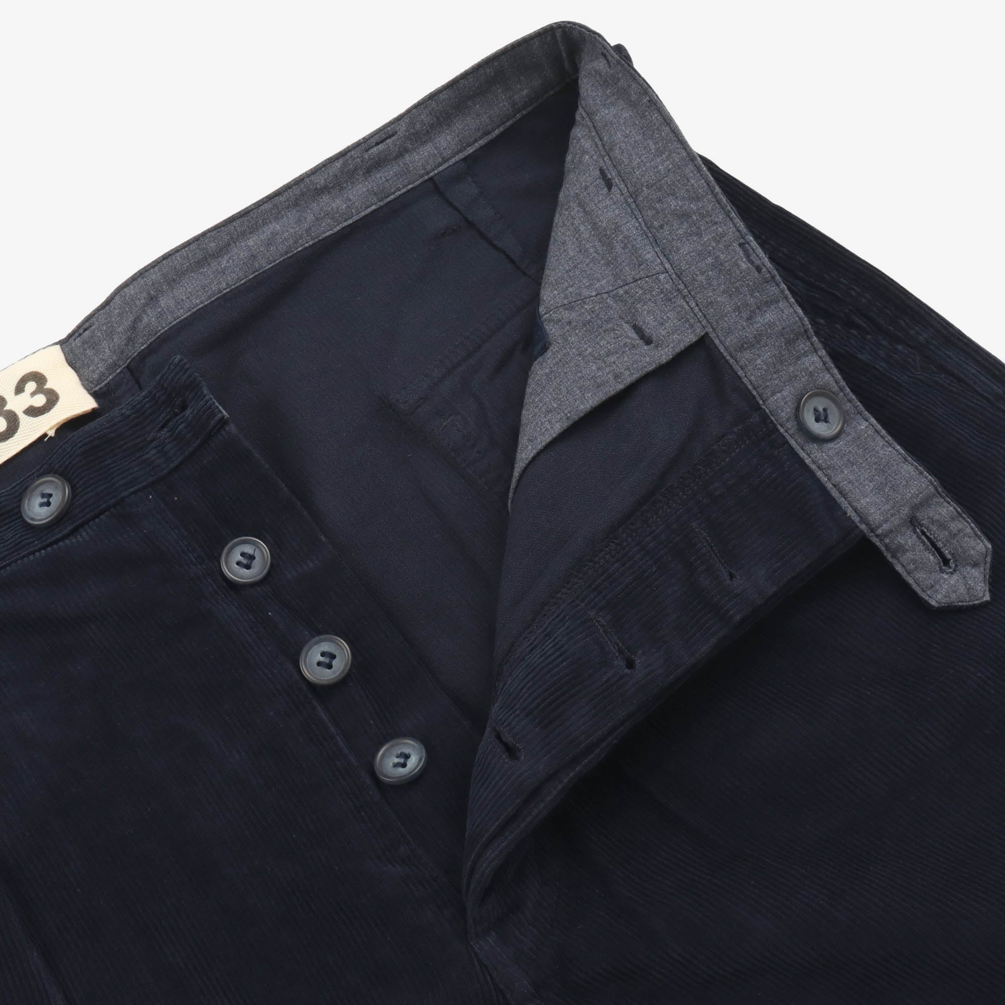 Corduroy Pleated Trousers (34W X 30L)