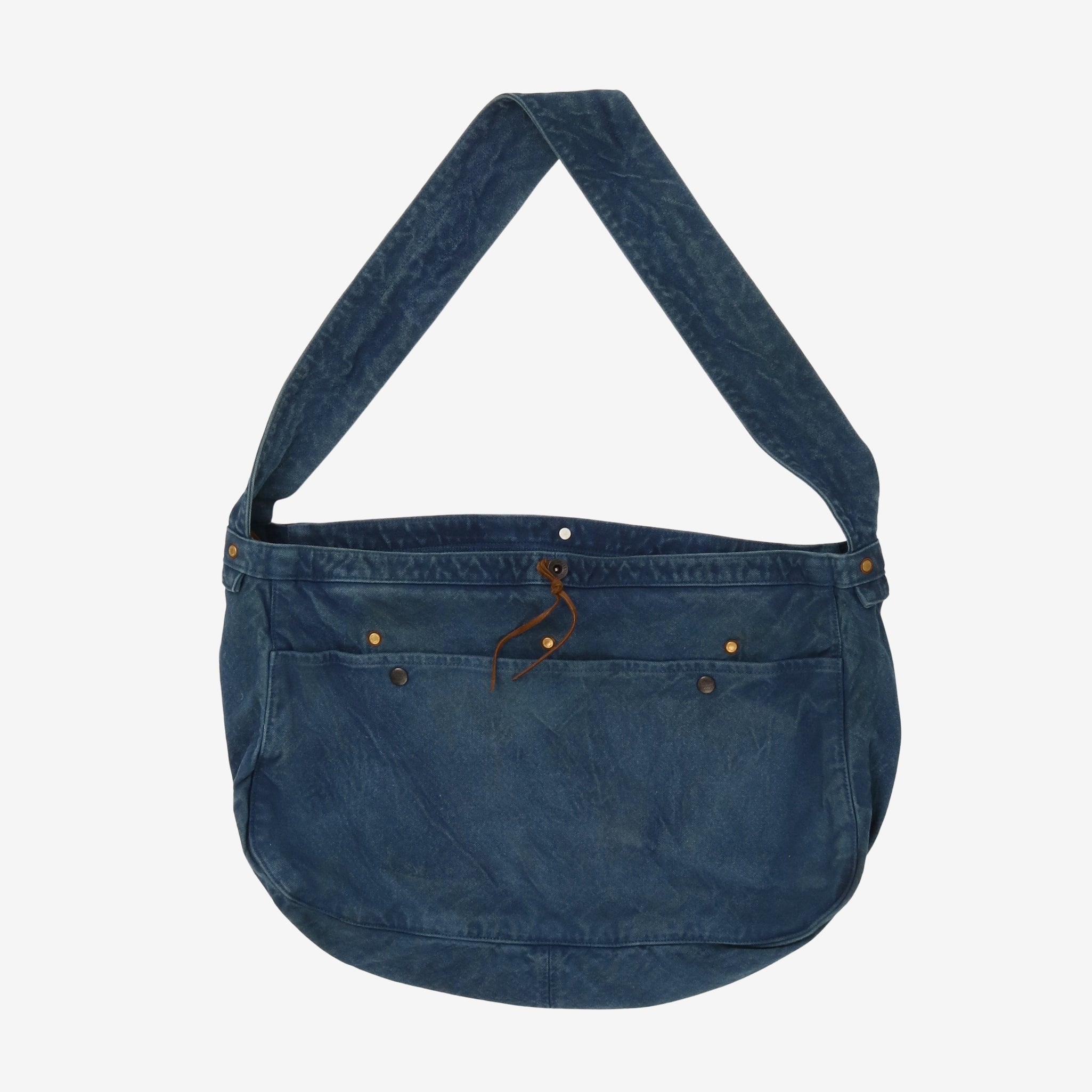 Denim Messenger Bag