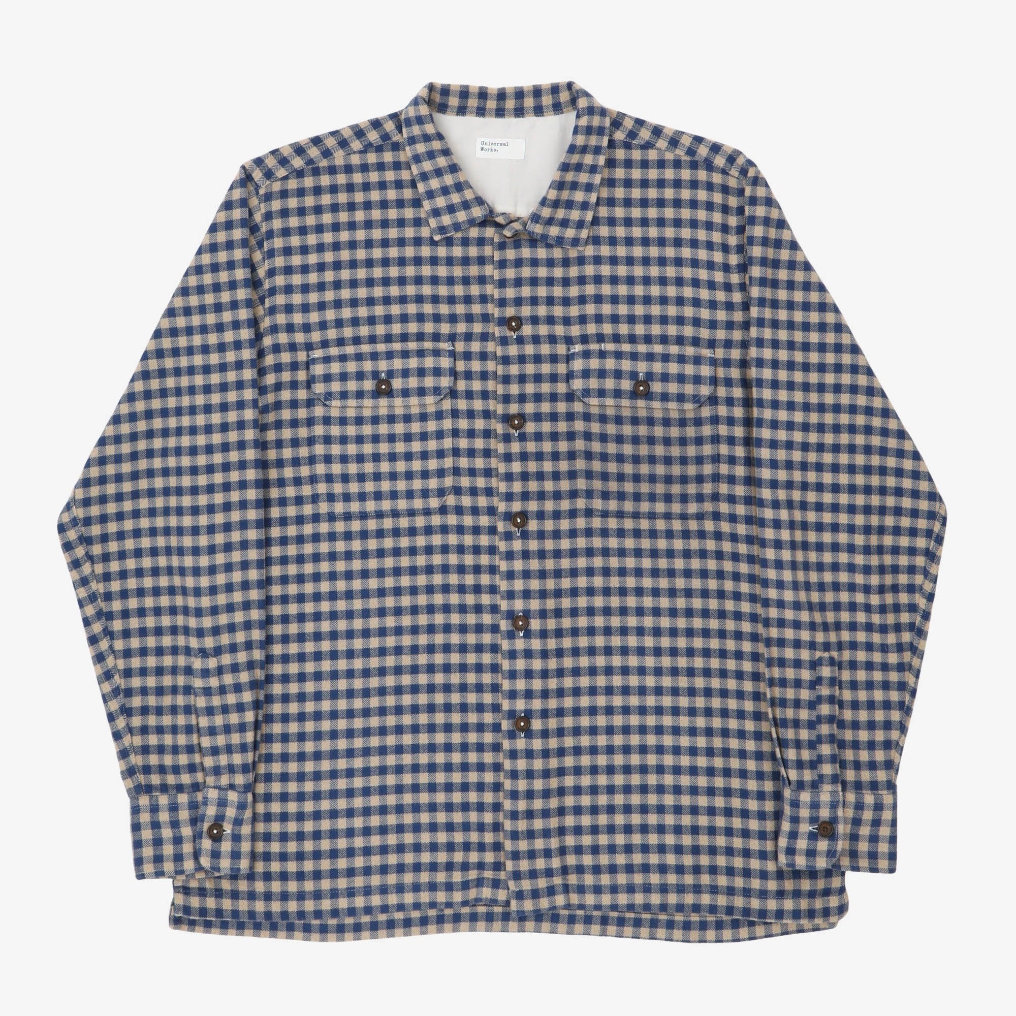 Gingham Check Utility Shirt