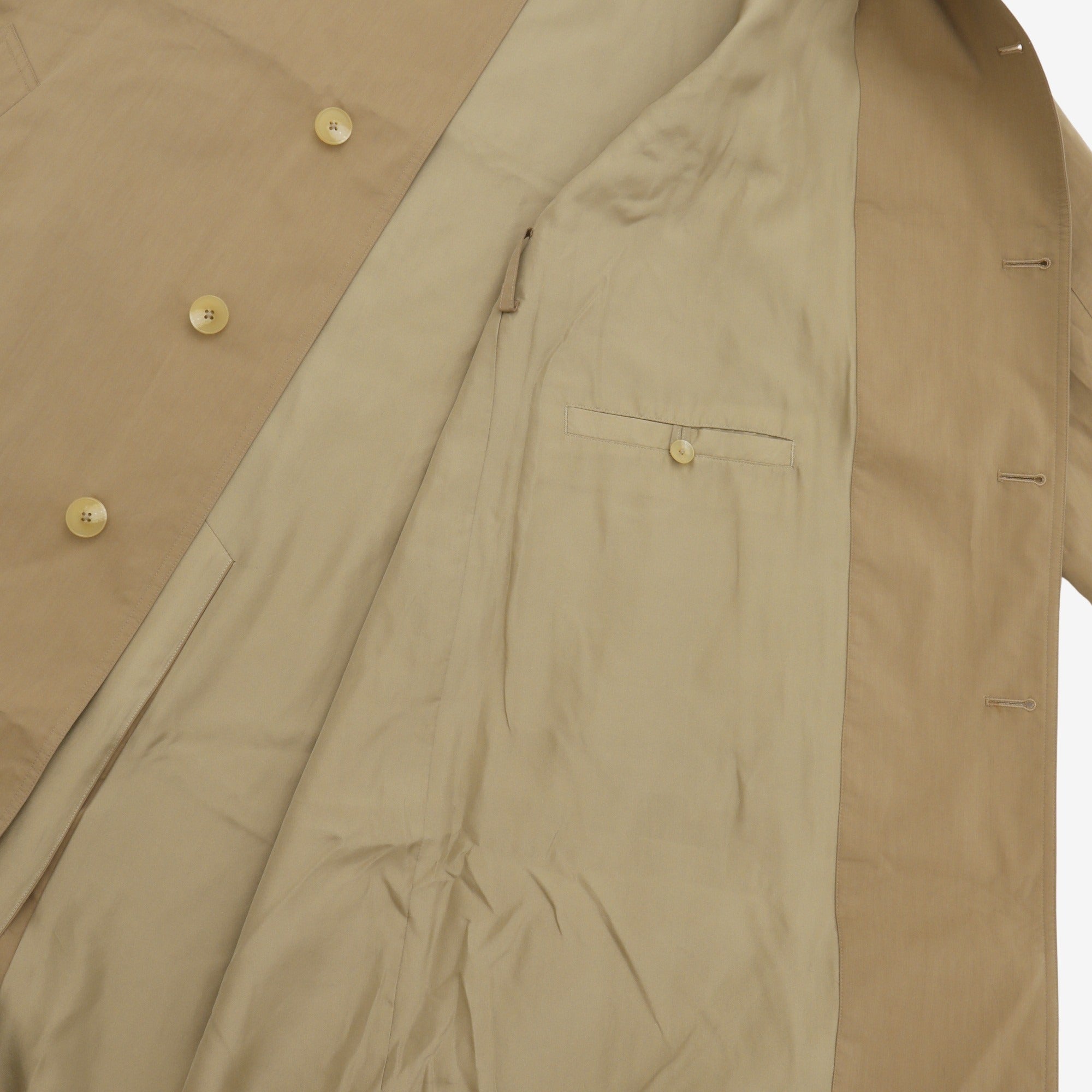 Finx Chambray Soutien Collar Coat