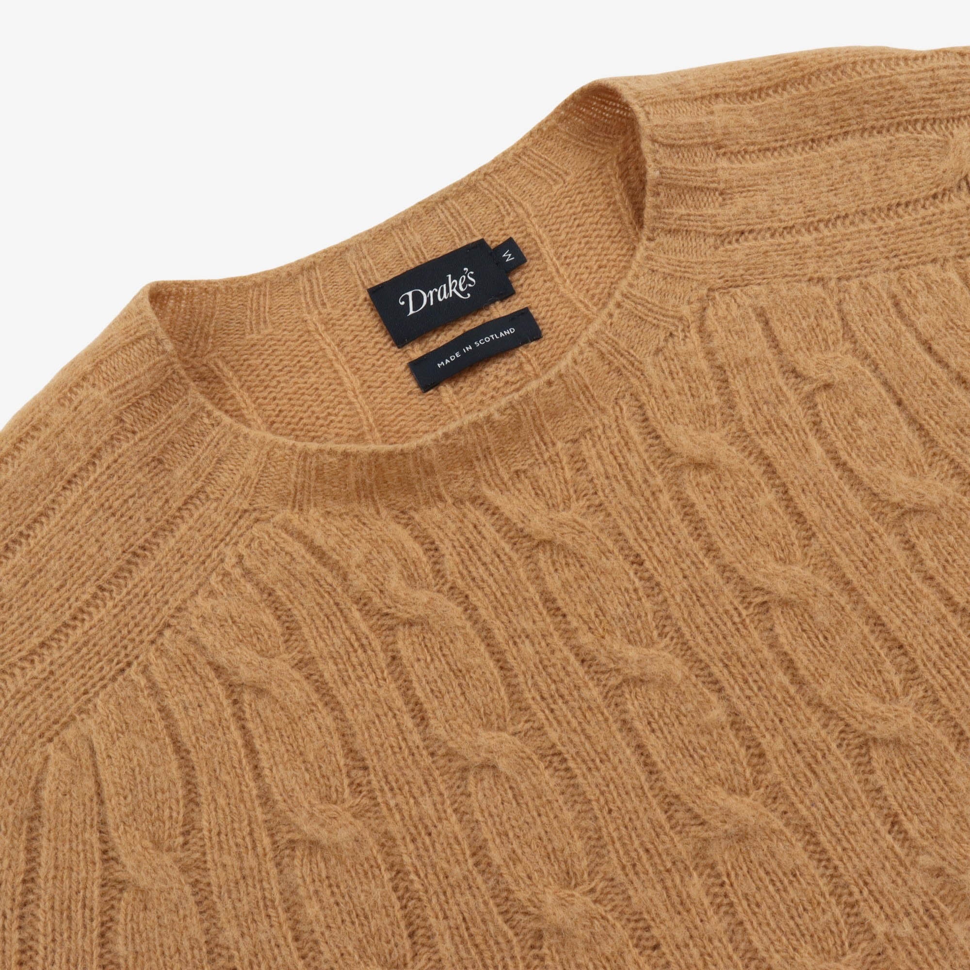 Cable Knit Crewneck Sweater