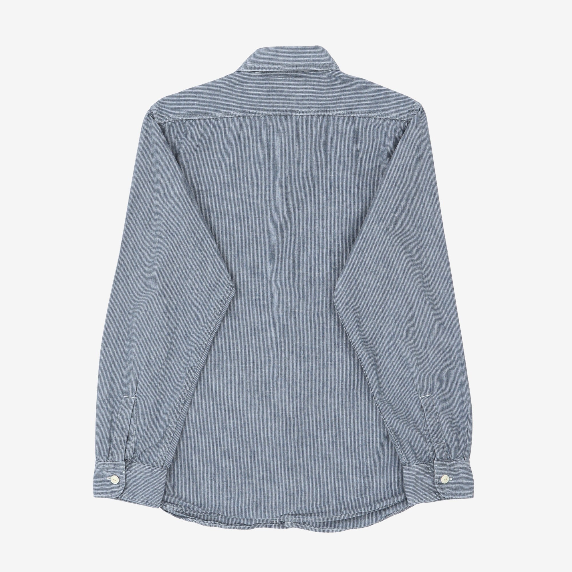 Selvedge Stripe Chambray Work Shirt