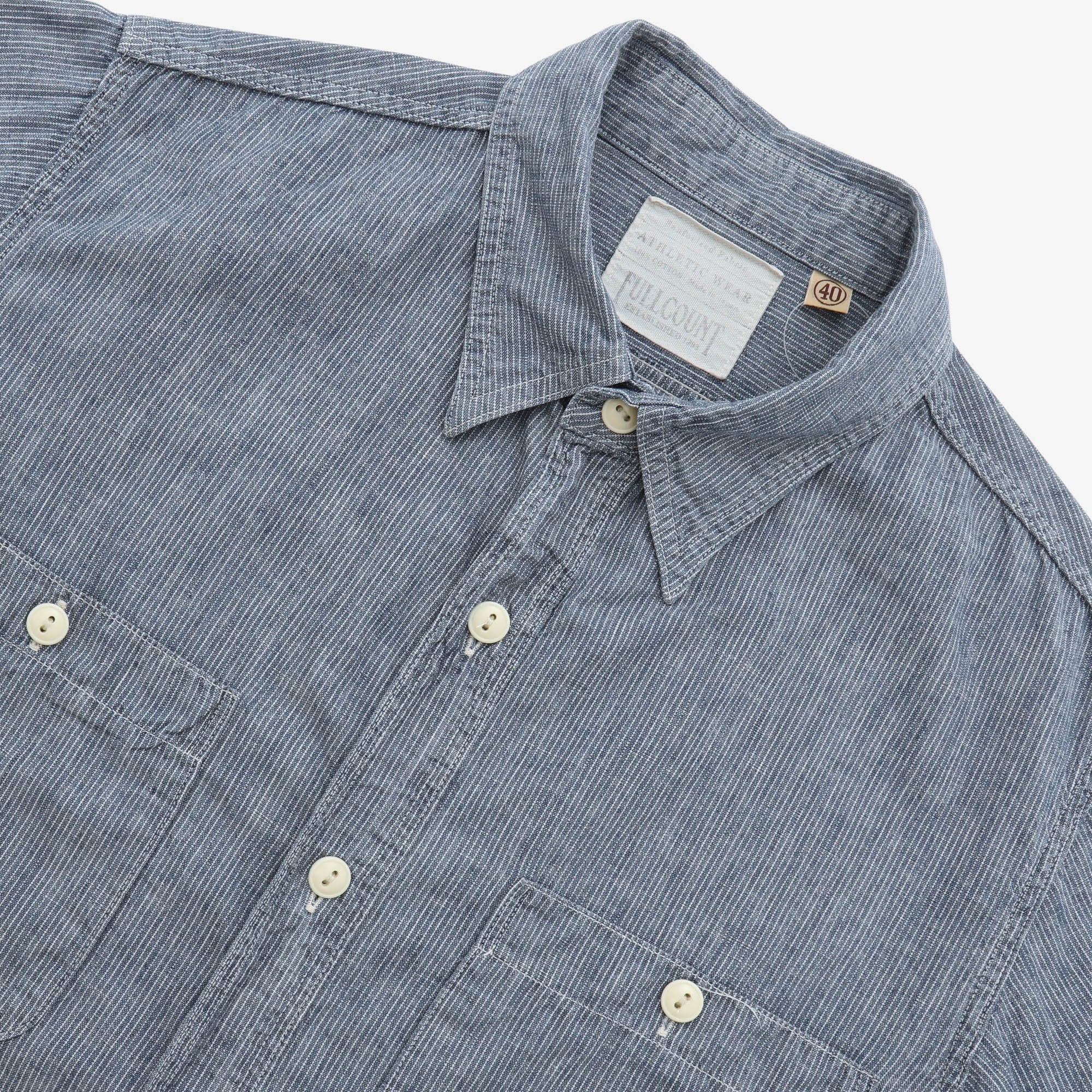 Selvedge Stripe Chambray Work Shirt