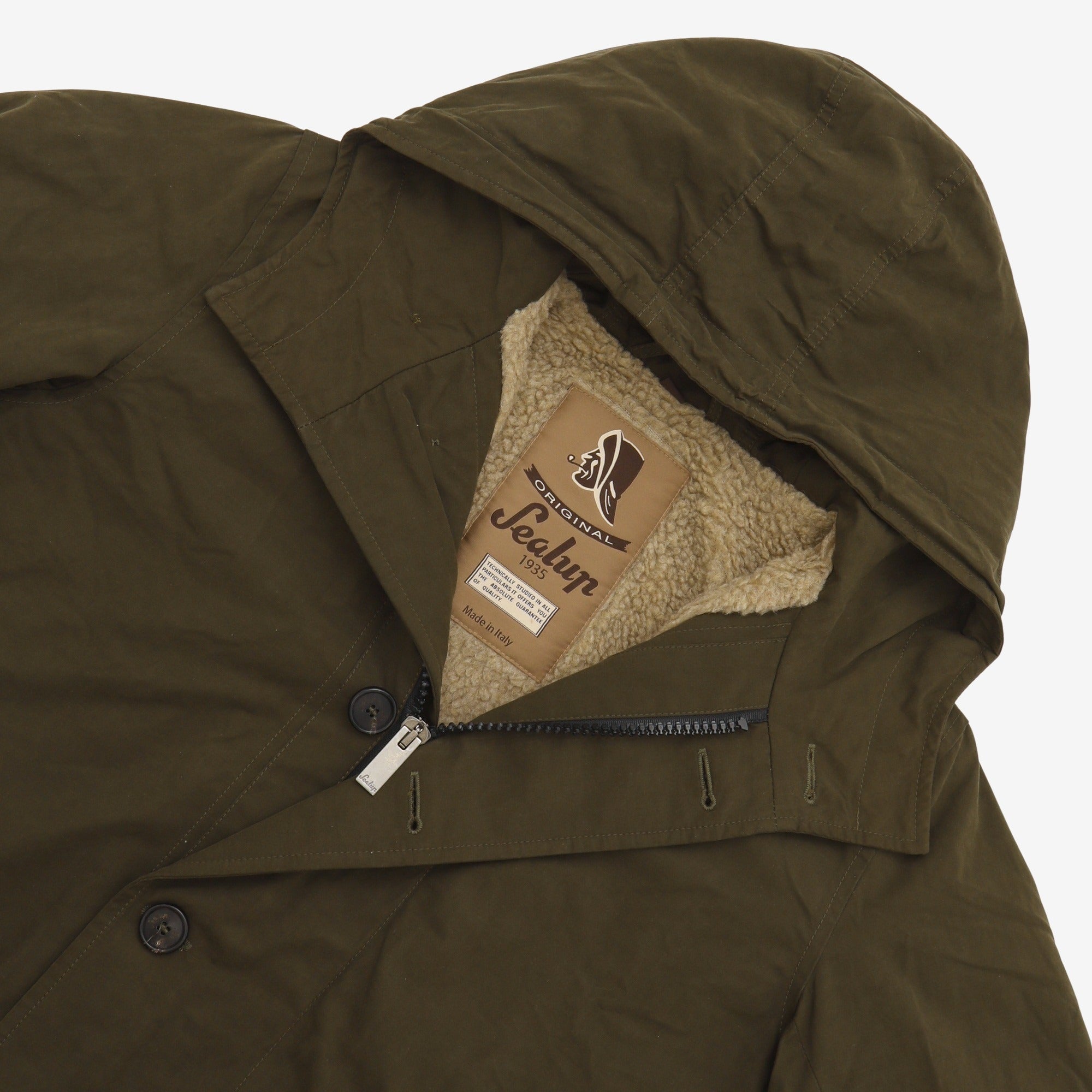 Fleece Lined Long Parka