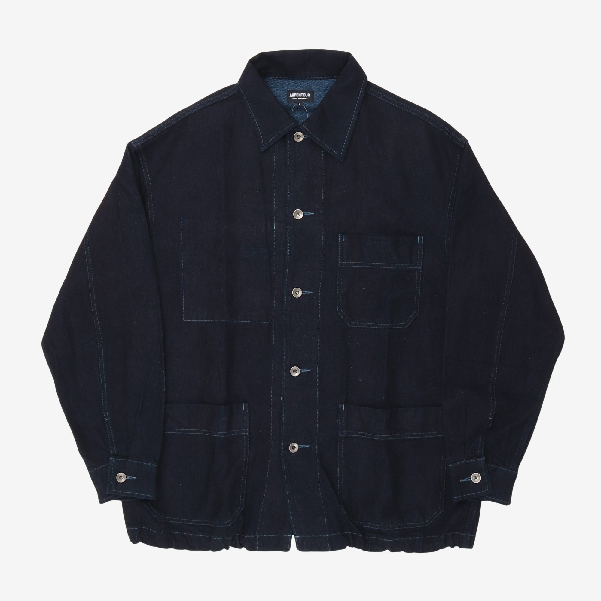 Overdyed Linen Blend Jacket