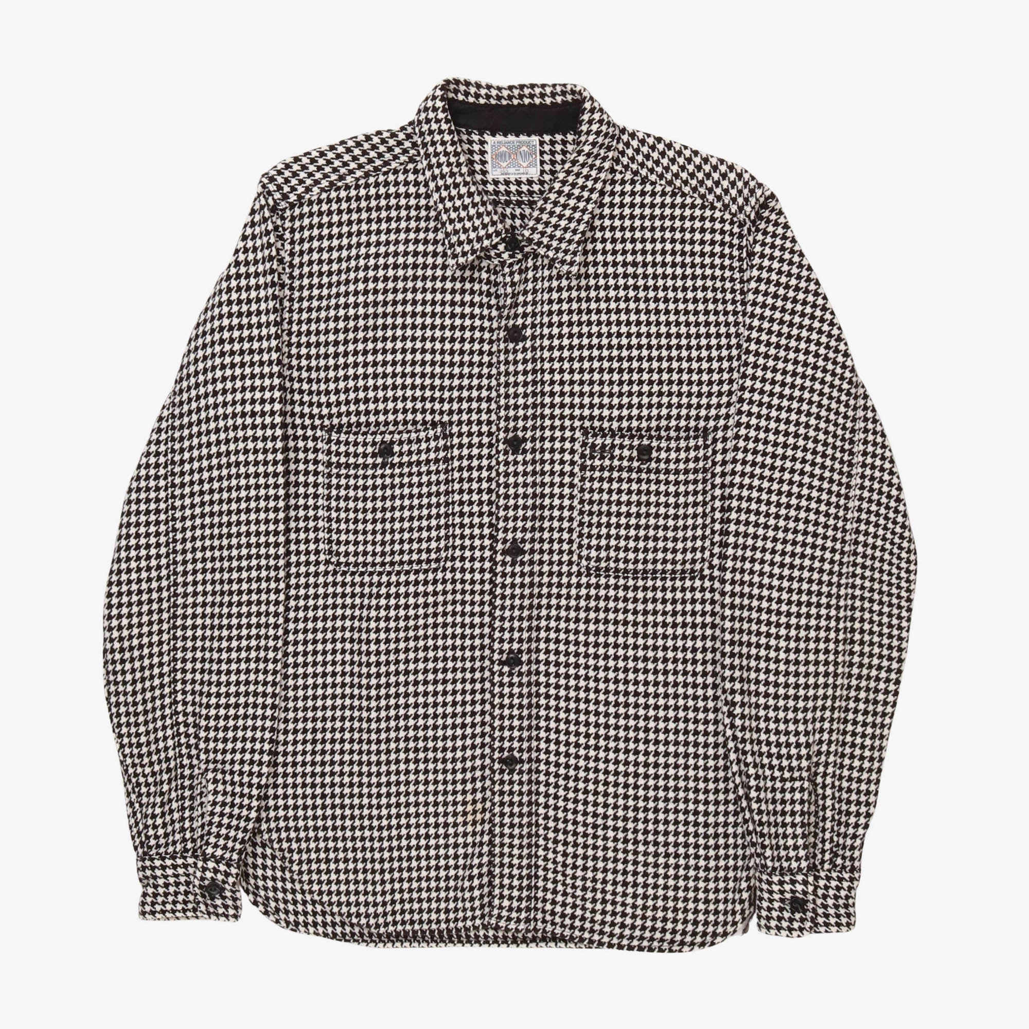 8HU Houndstooth Flannel Shirt