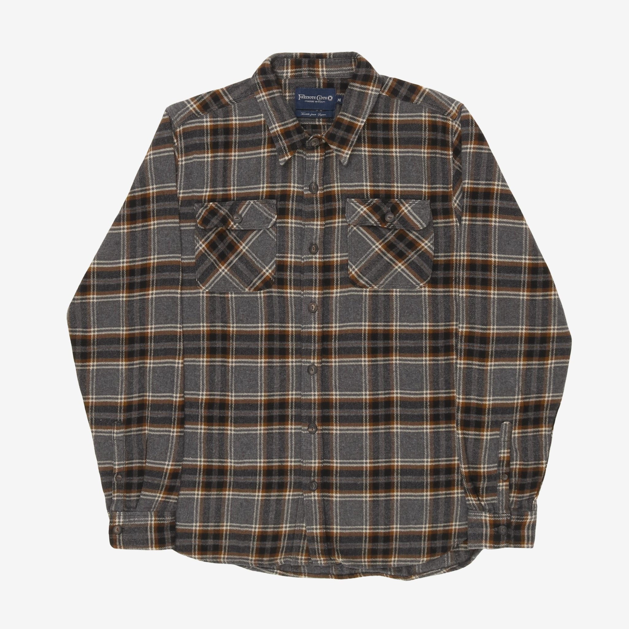 Japanese Cloth Check Flannel Shirt