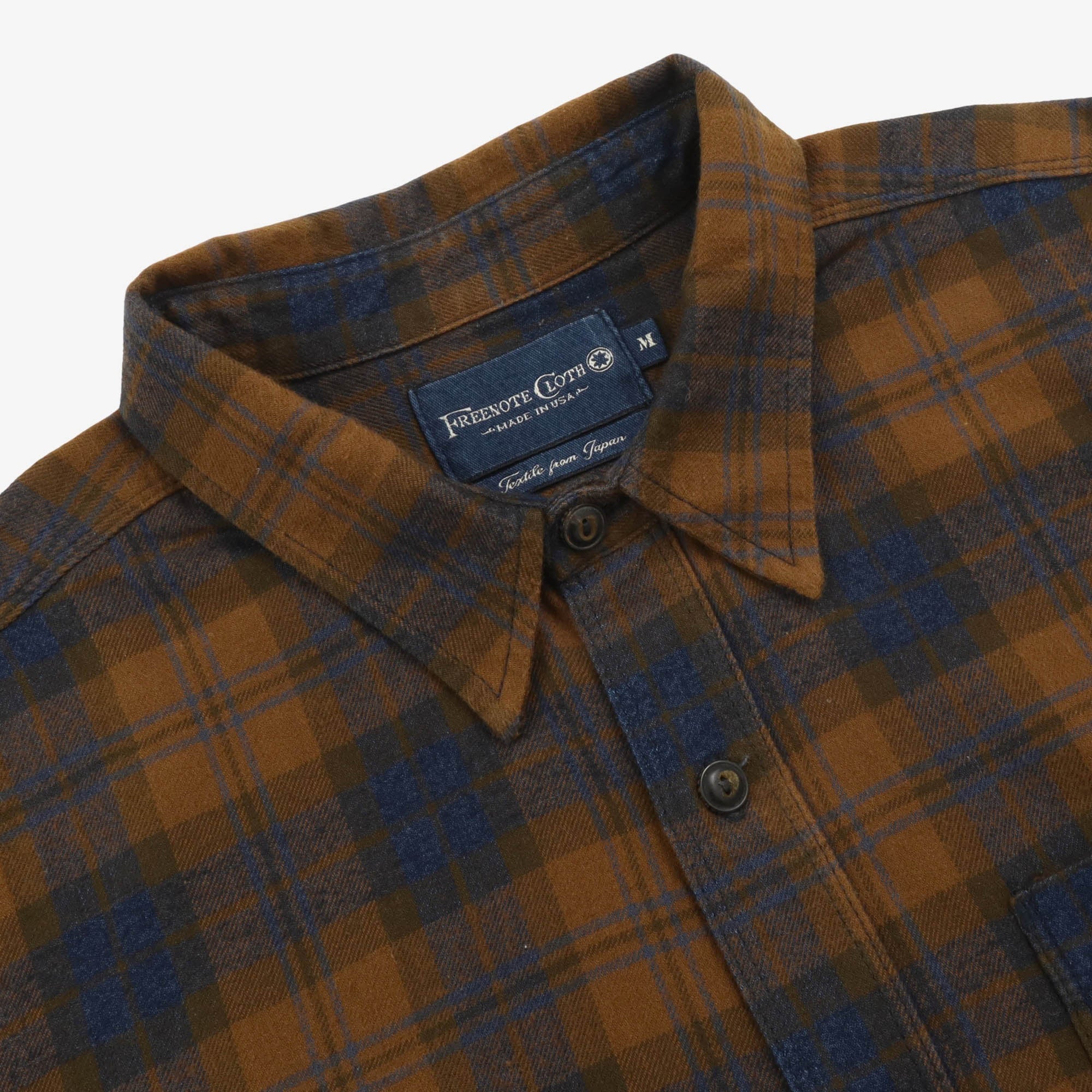 Japanese Cloth Check Flannel Shirt