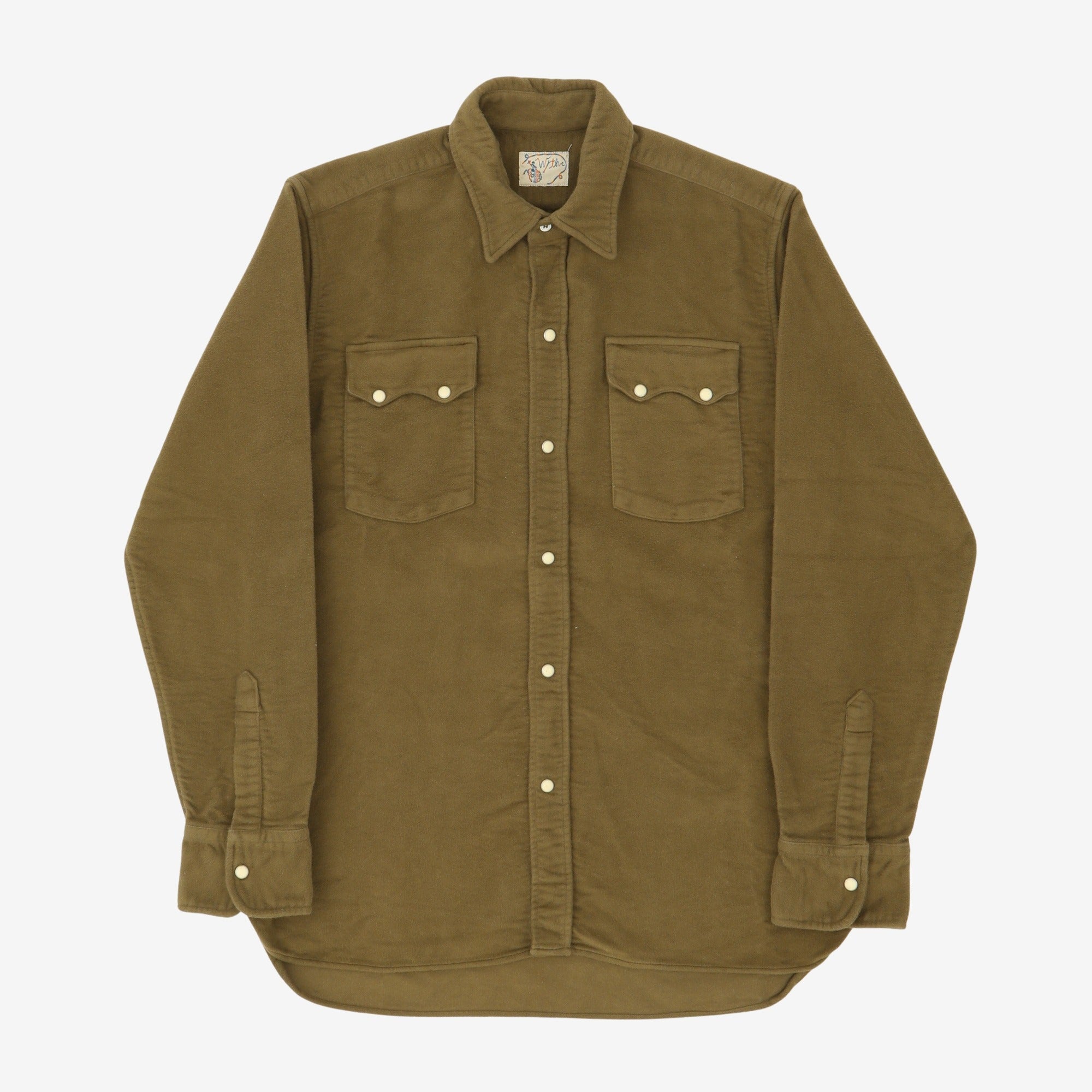 Pearl Snap Moleskin Shirt