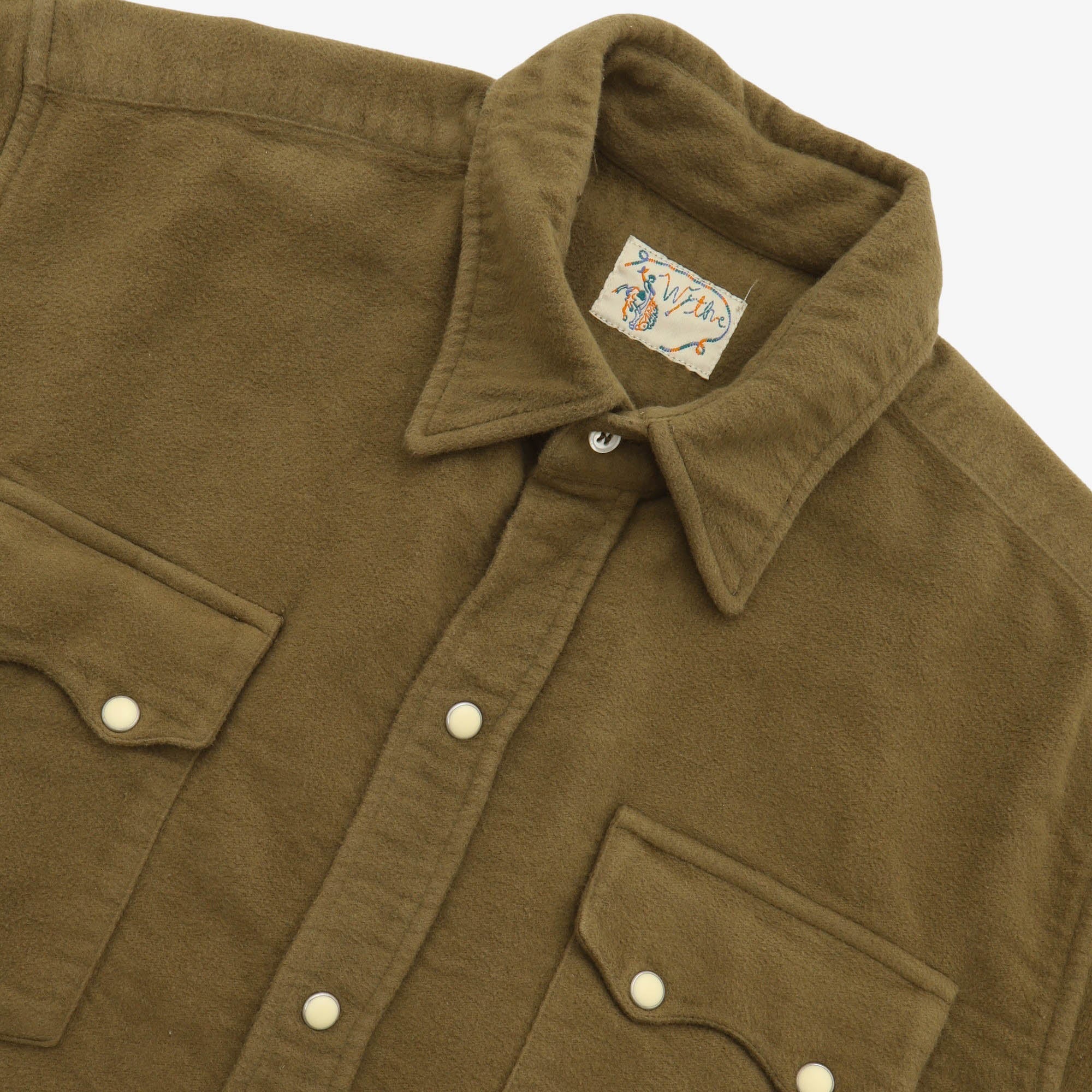 Pearl Snap Moleskin Shirt