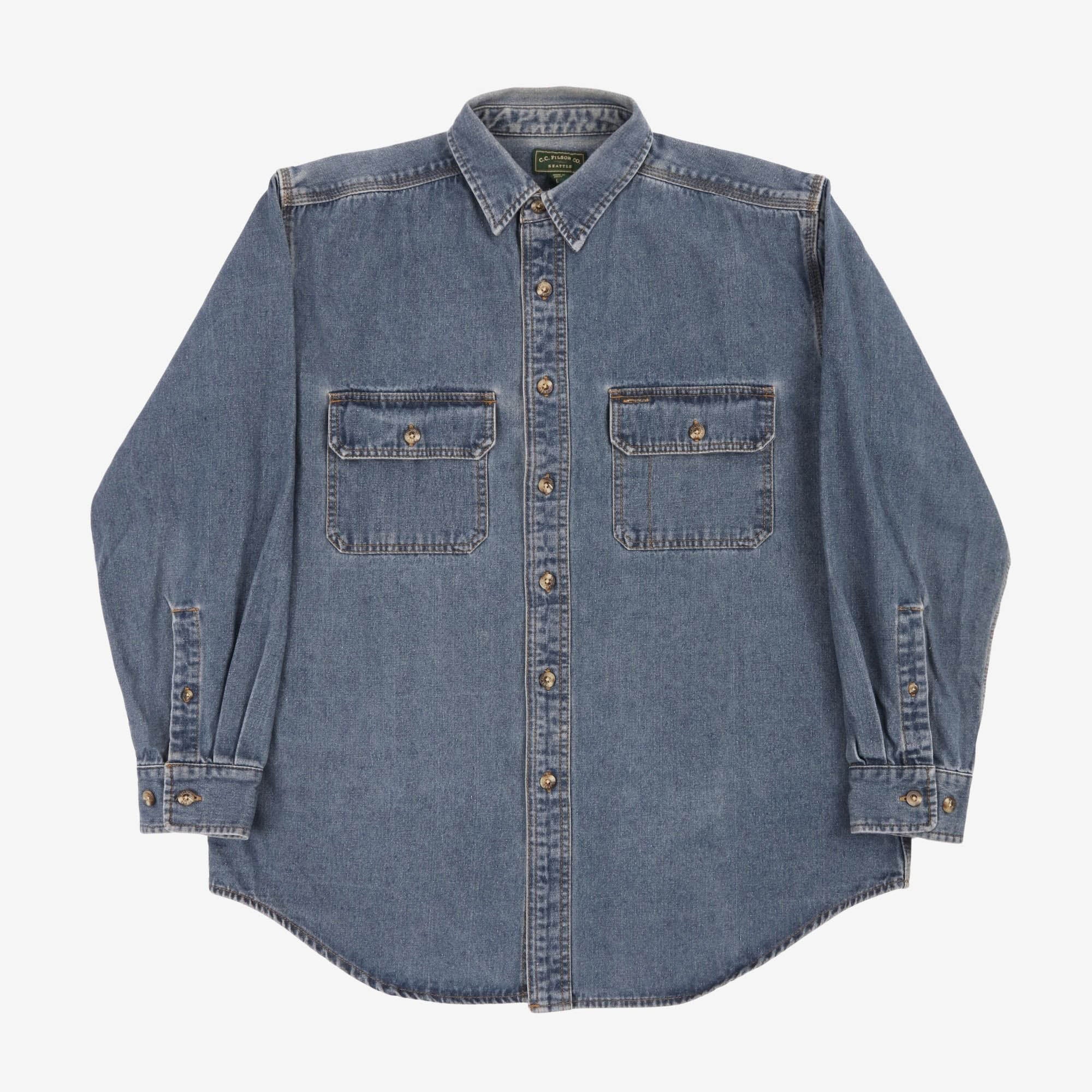 Heavy Denim Work Shirt