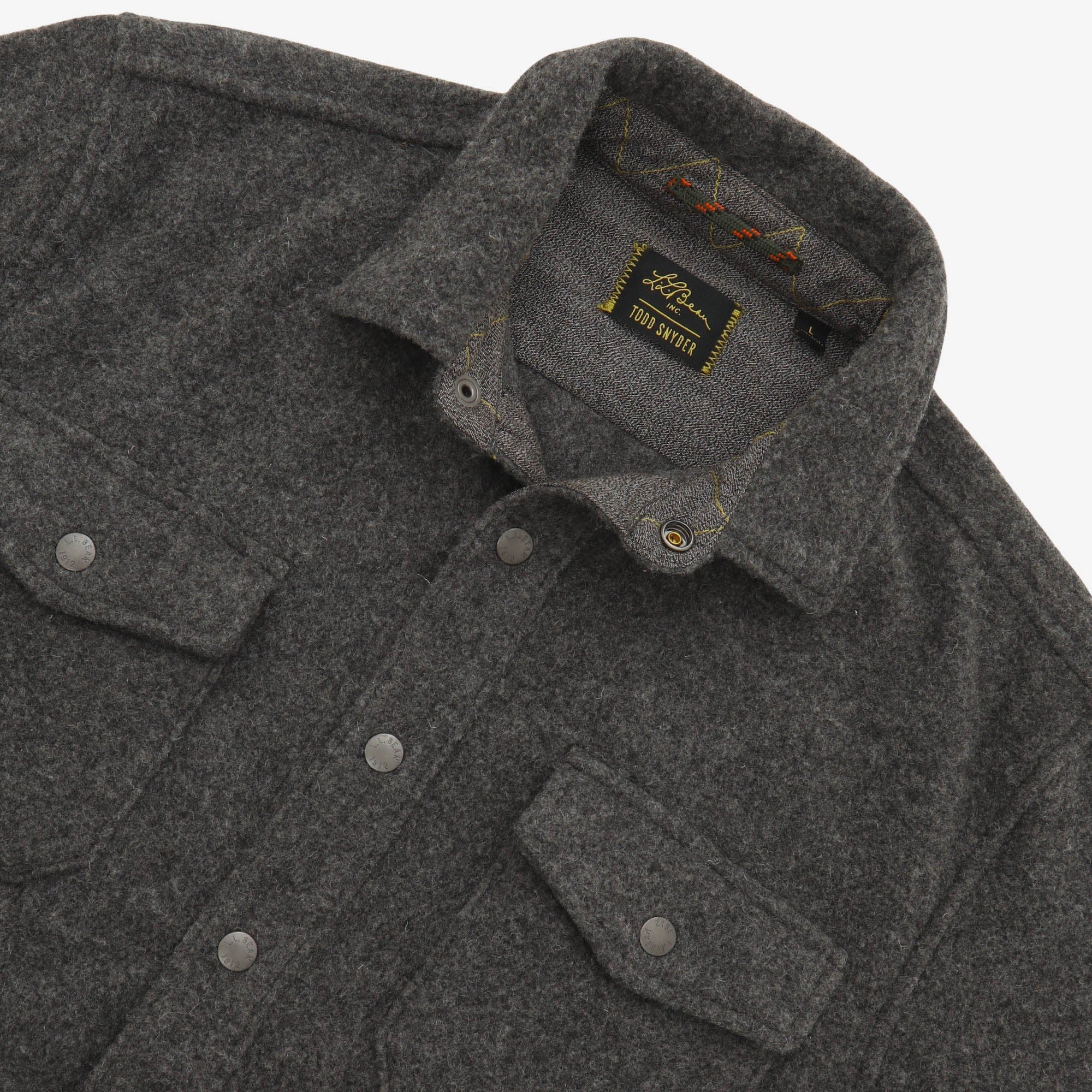 Wool Snap Overshirt (LL Bean)