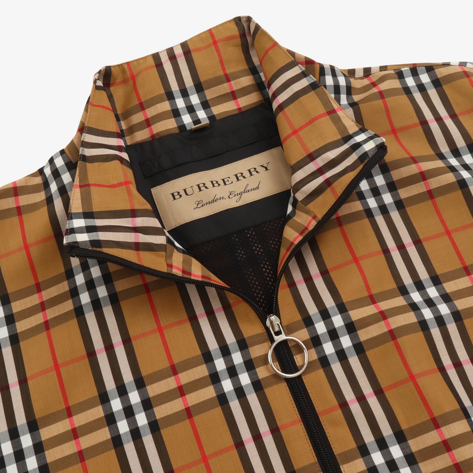 Checked Harrington Jacket