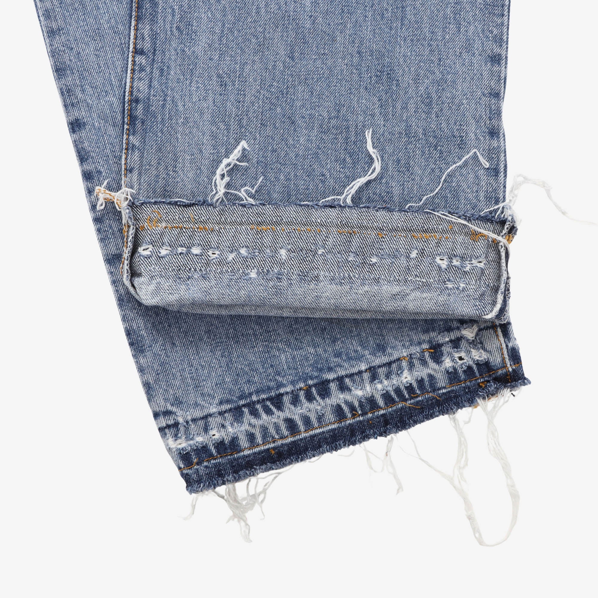 Vintage 501 Distressed Denim USA (35W X 32L)
